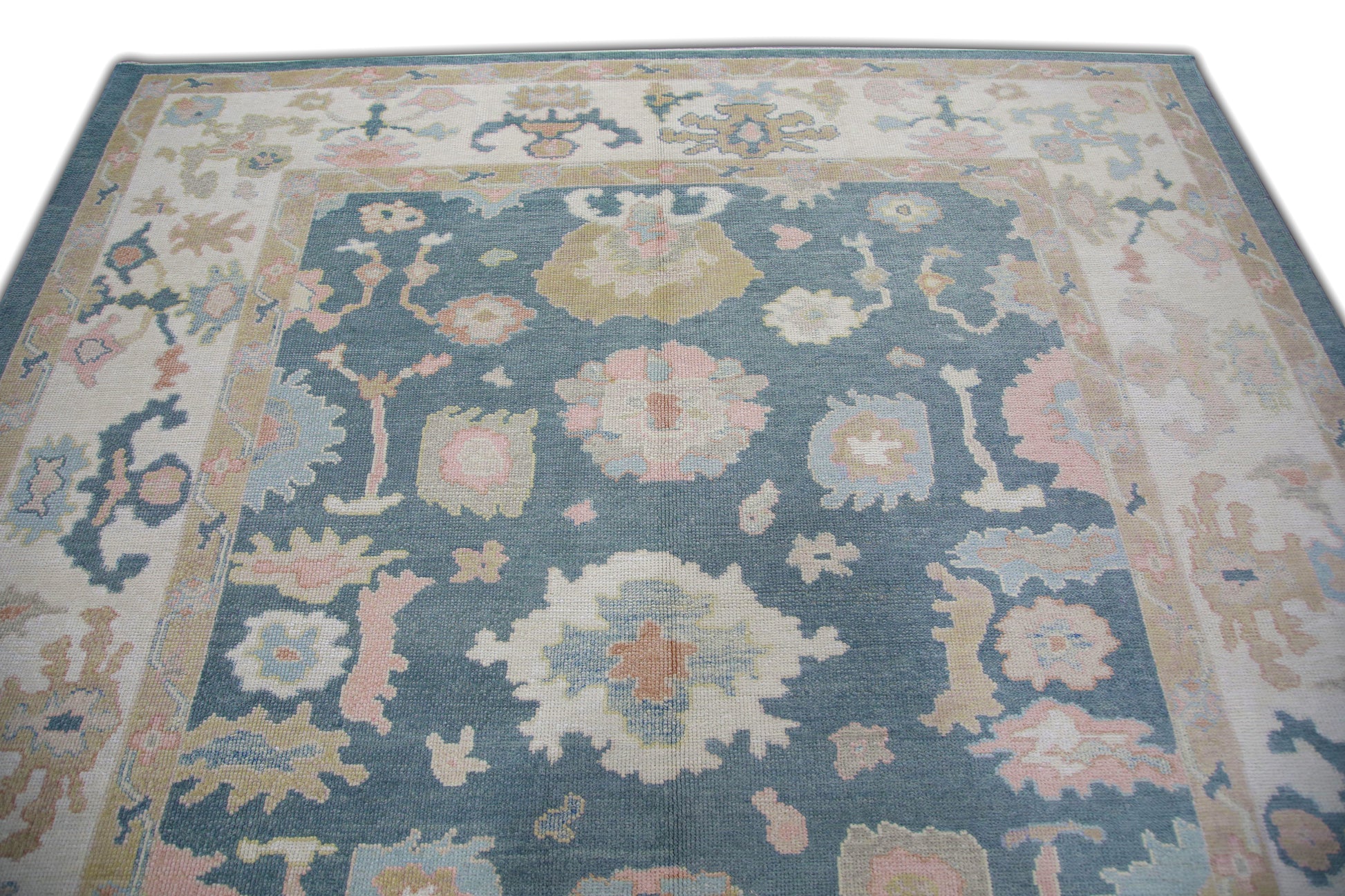 Turkish Oushak Rug 8'7" x 9'10" #5553