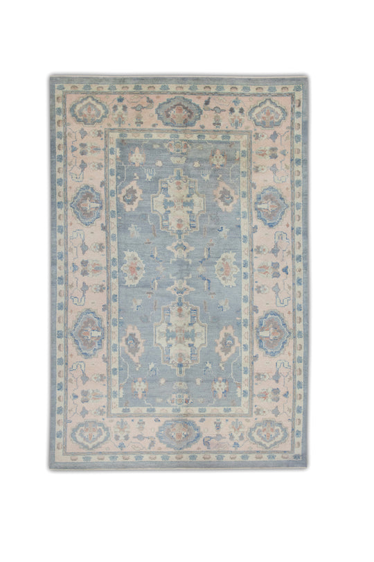 #1060 Turkish Oushak 6'1" x 9'