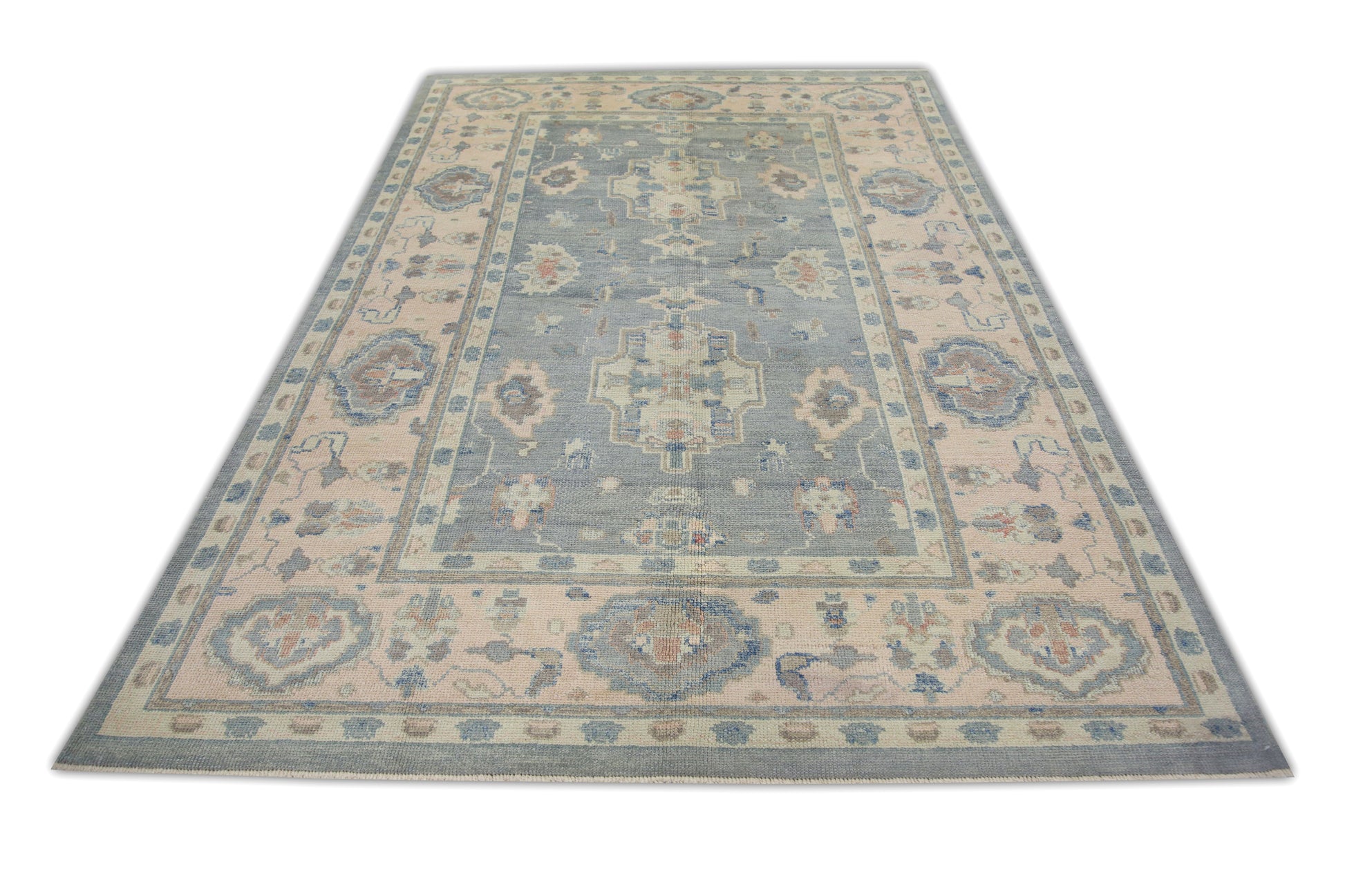 Turkish Oushak Rug 6'1" x 9' #1060