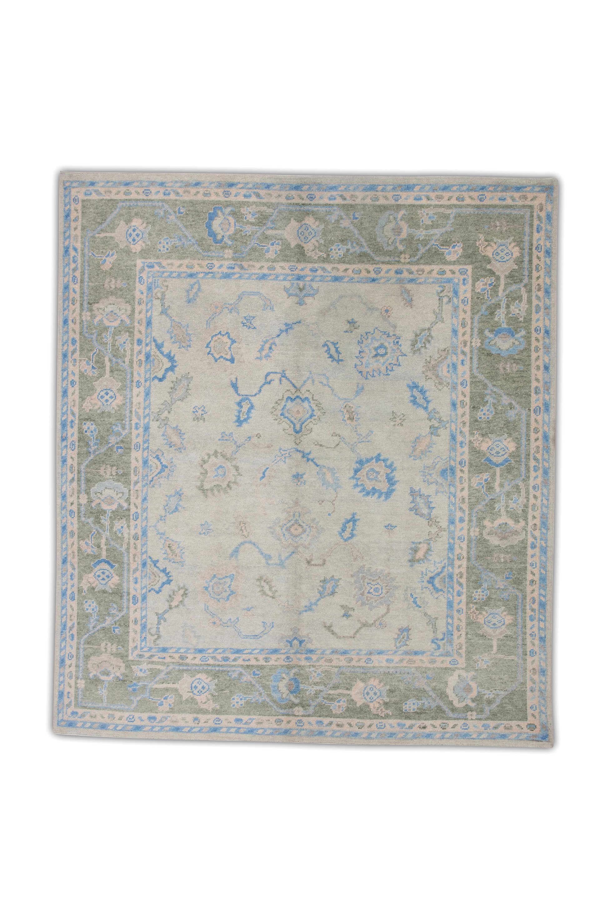 Turkish Oushak Rug 6'10" x 8'1" #2025