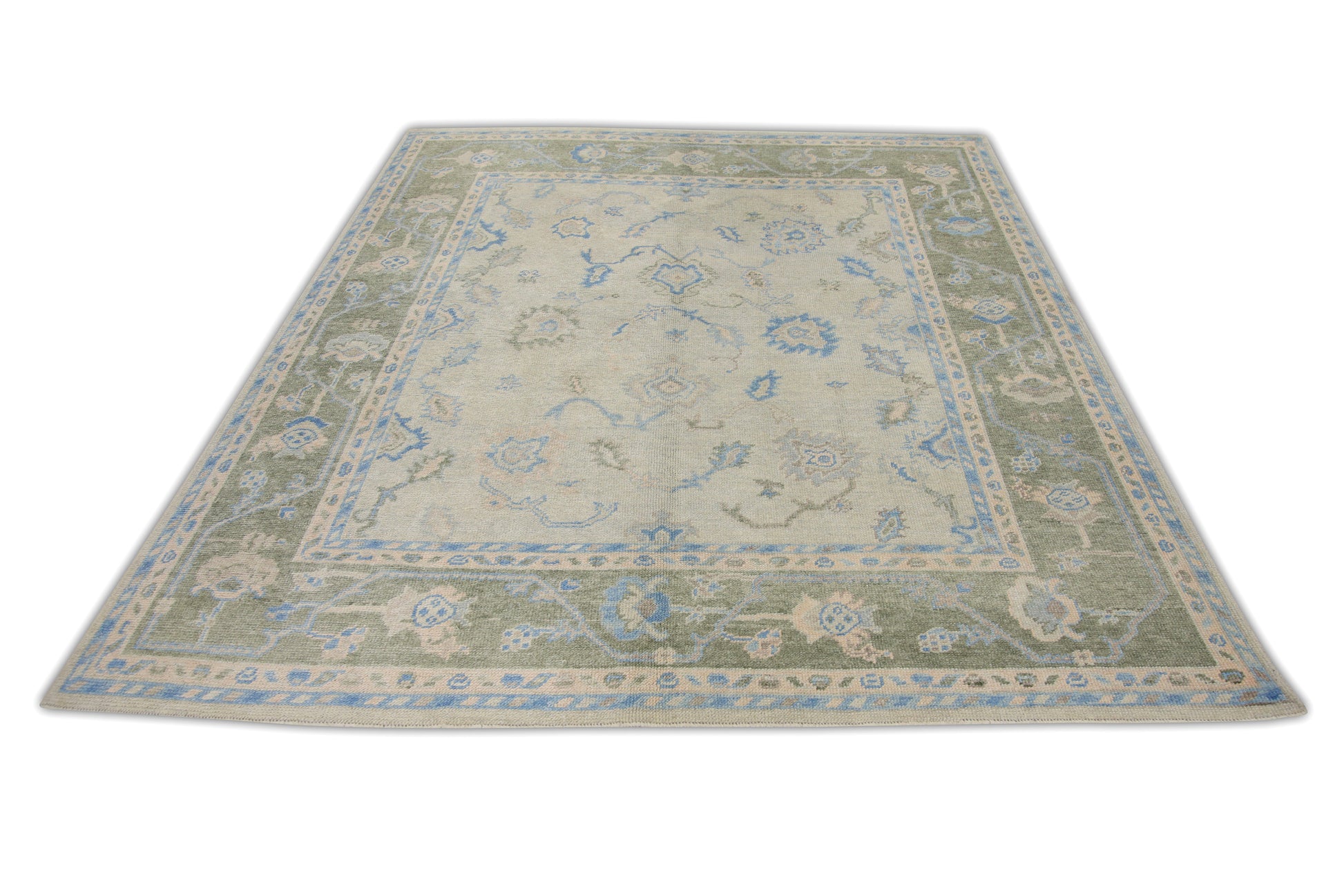 Turkish Oushak Rug 6'10" x 8'1" #2025
