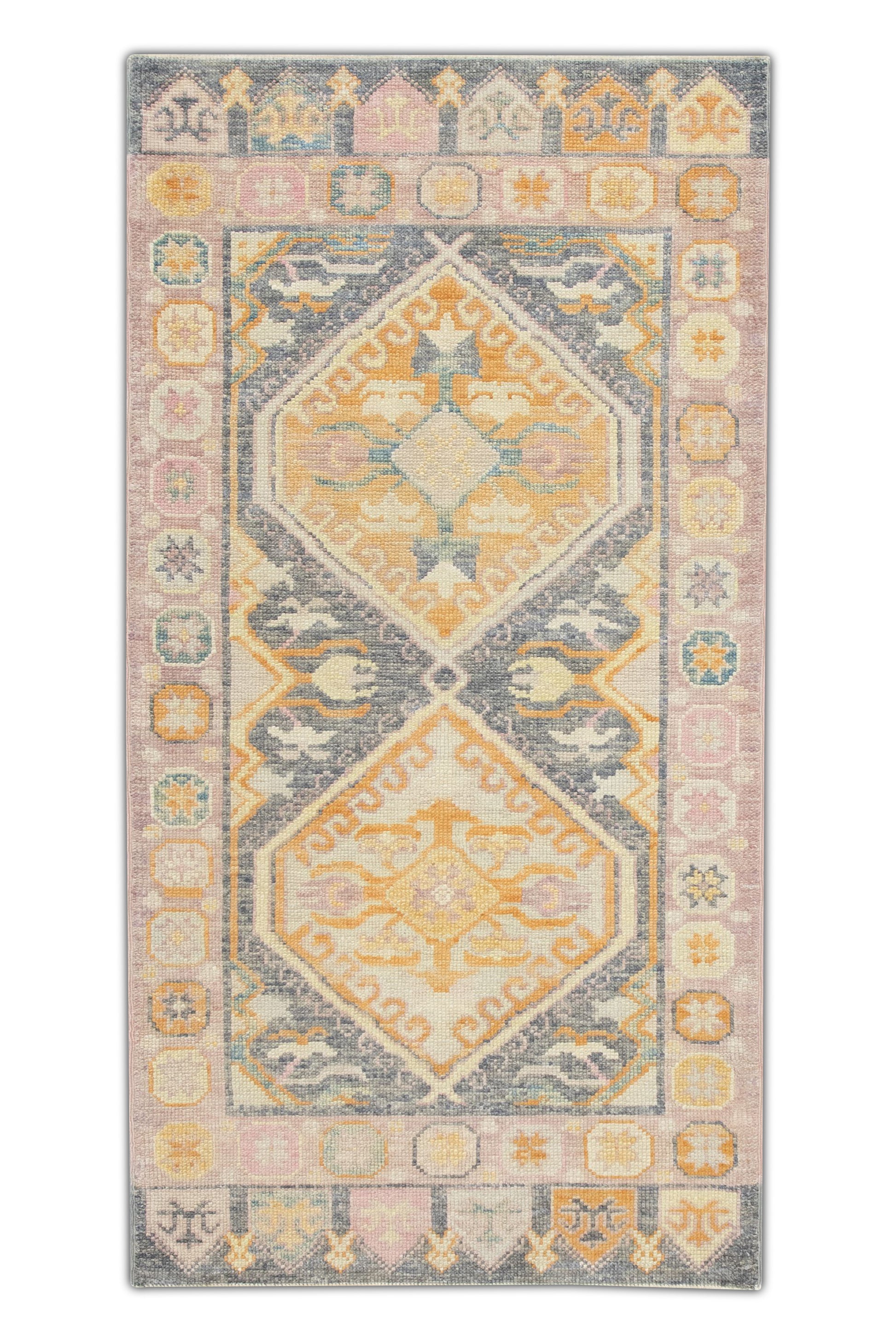 Turkish Oushak Rug 3'1" x 5'11" #2776