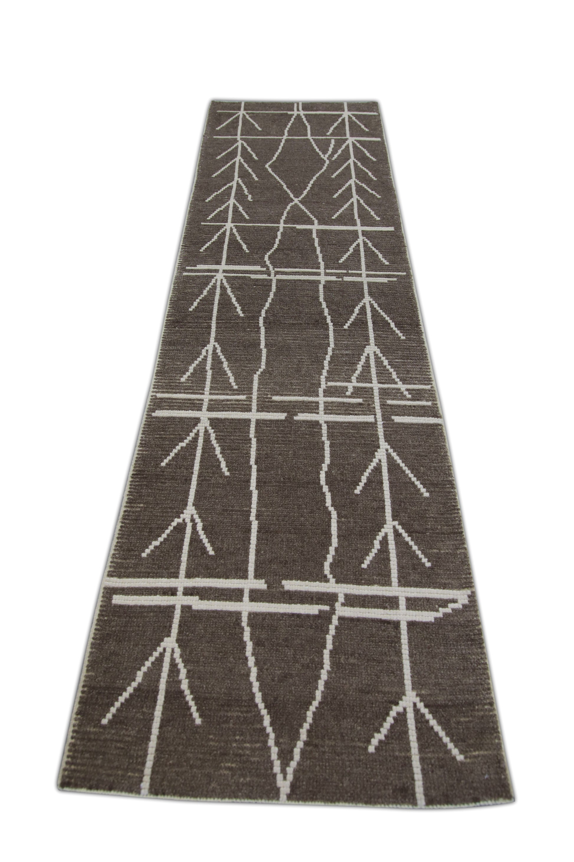Turkish Tulu Rug Hand Knotted 2'10" x 10'7" #4747