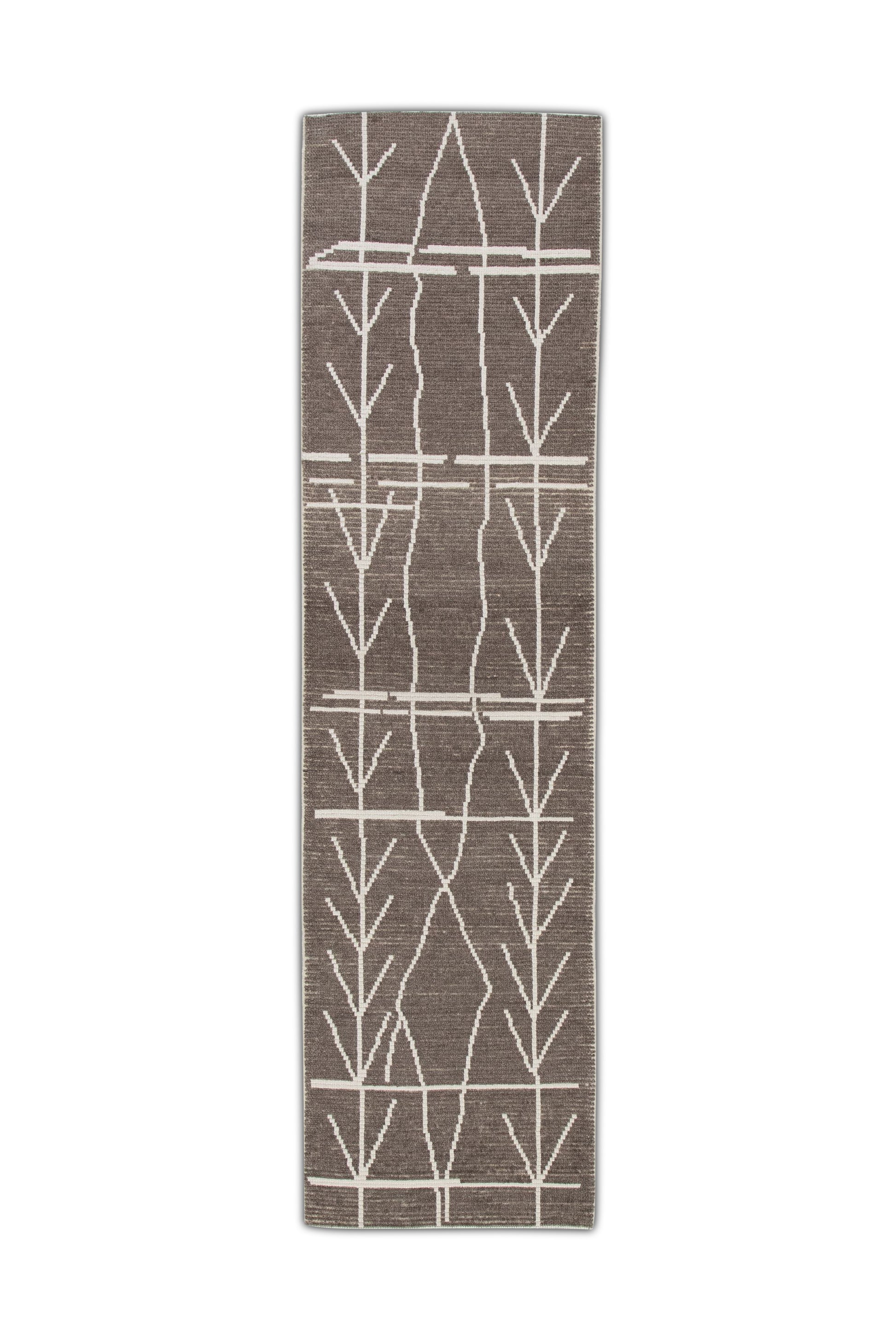 Turkish Tulu Rug Hand Knotted 2'10" x 10'7" #4747
