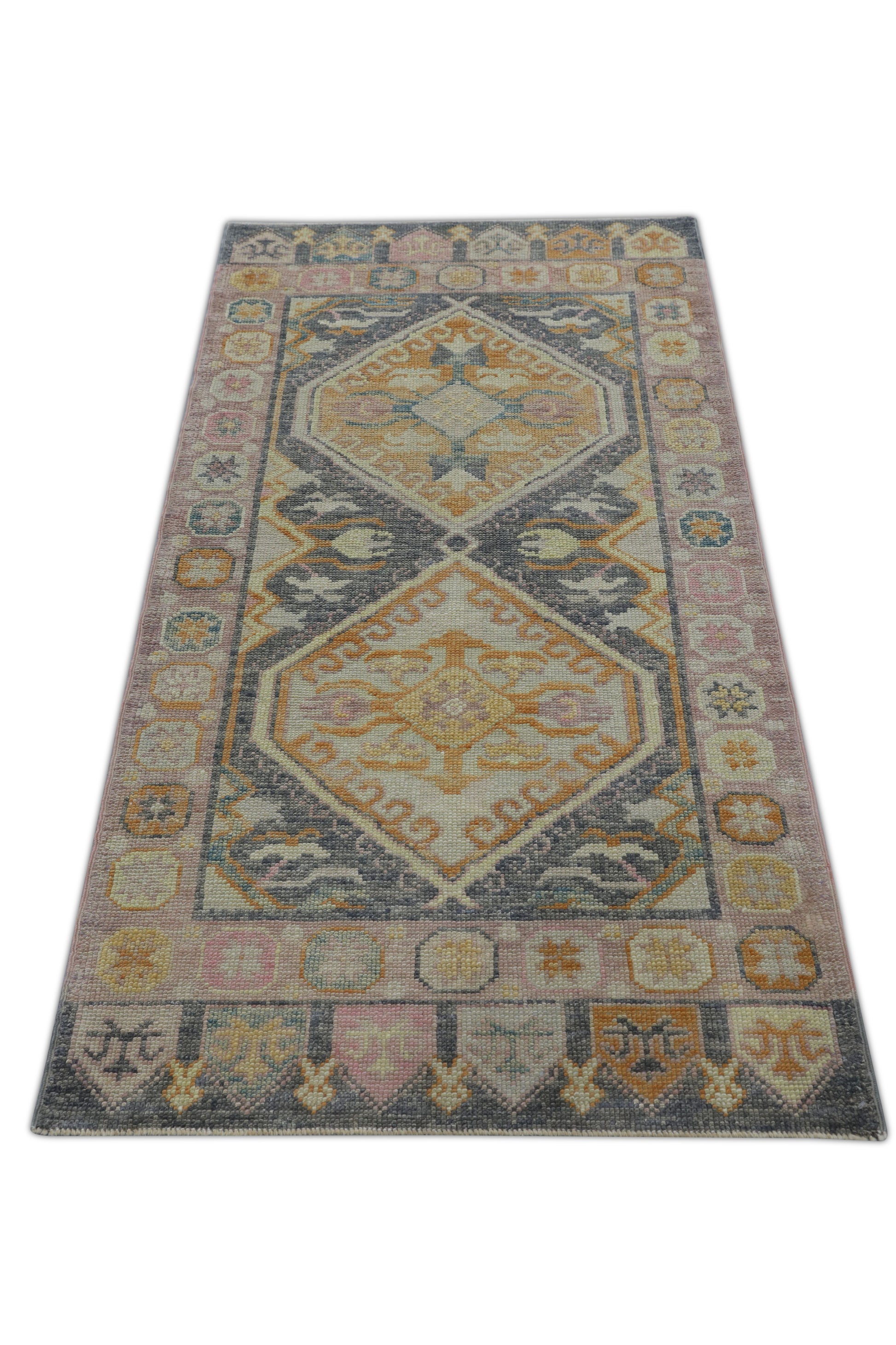 Turkish Oushak Rug 3'1" x 5'11" #2776