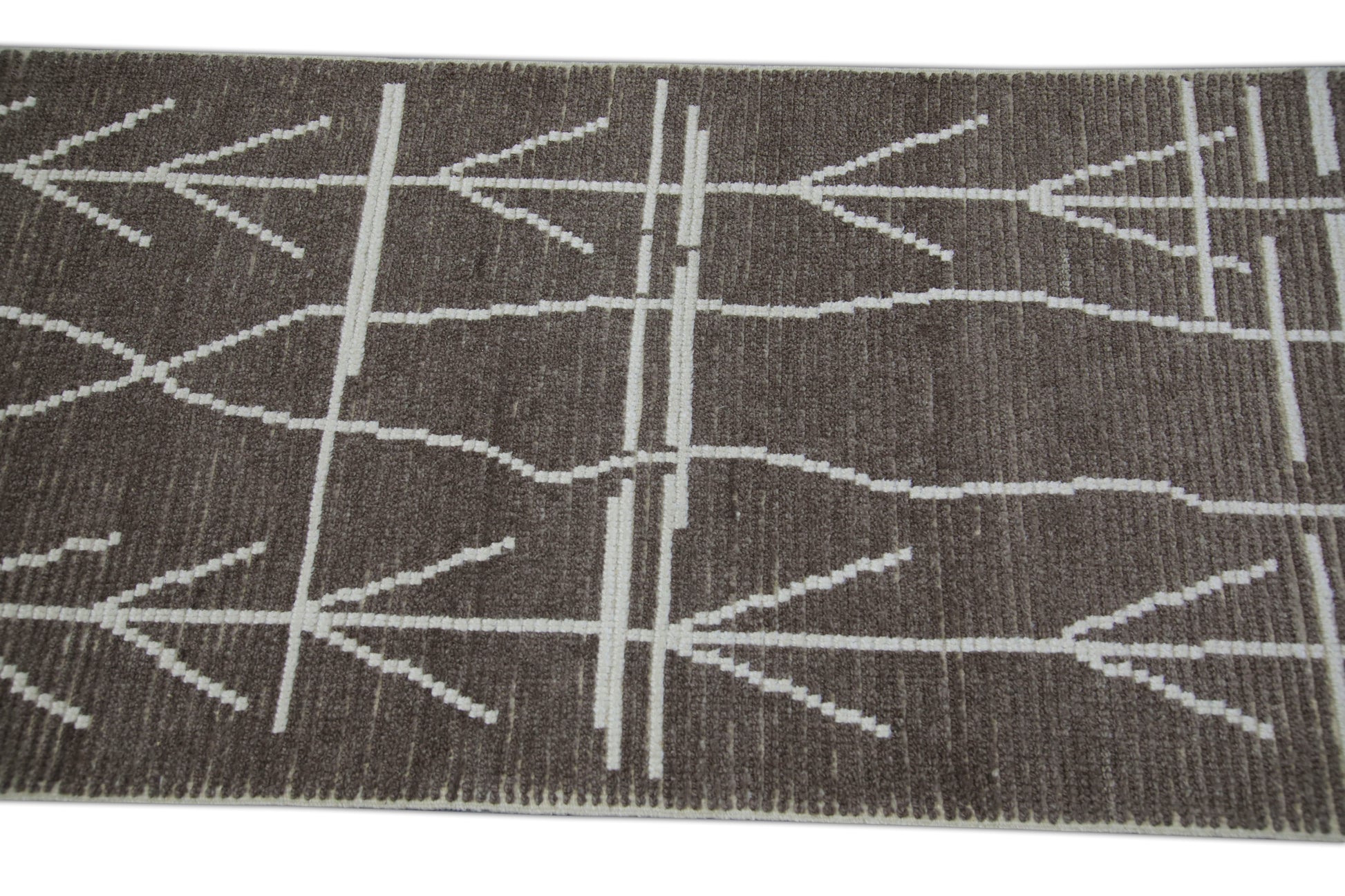 Turkish Tulu Rug Hand Knotted 2'10" x 10'7" #4747
