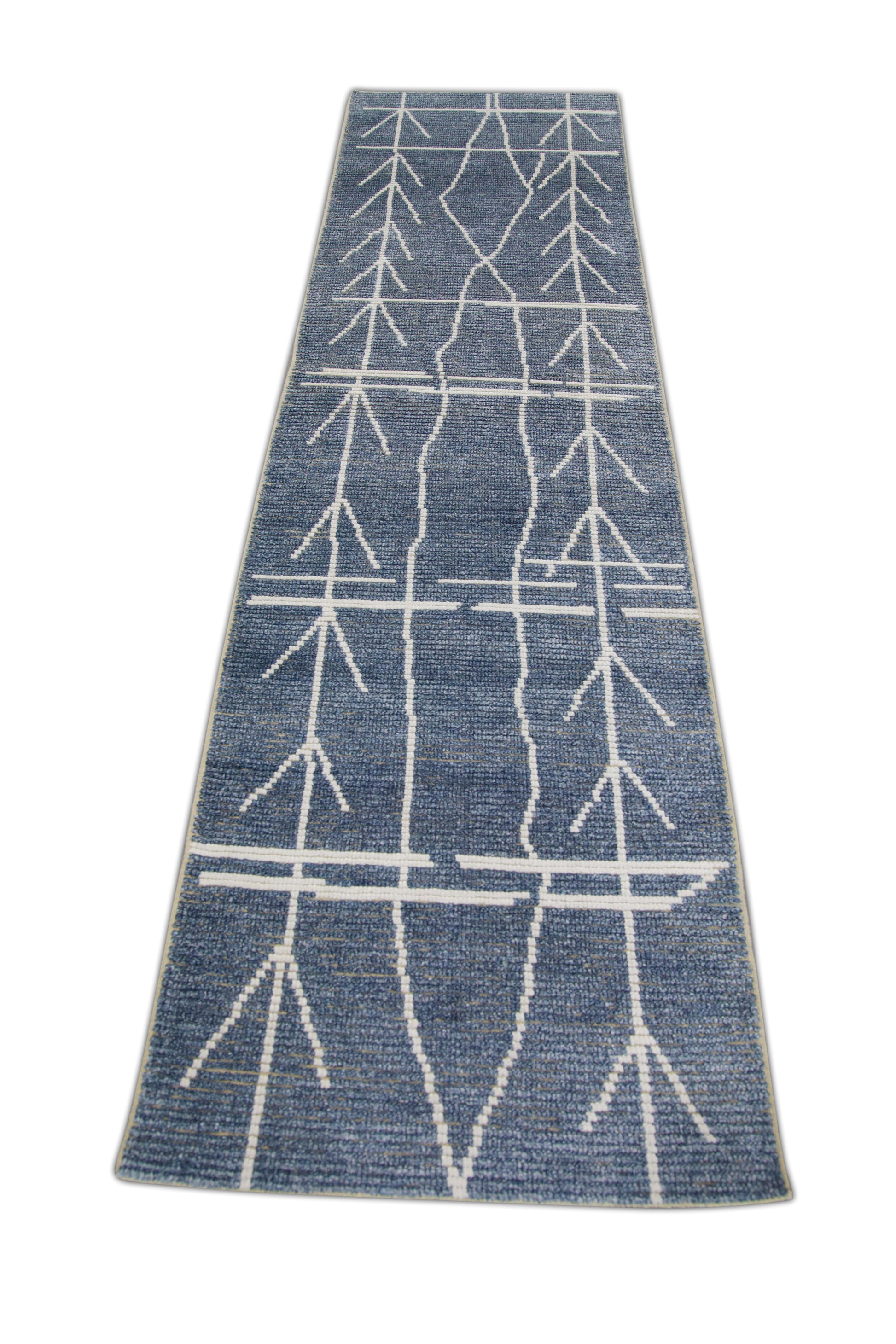Turkish Tulu Rug Hand Knotted 2'9" x 10'6" #4746