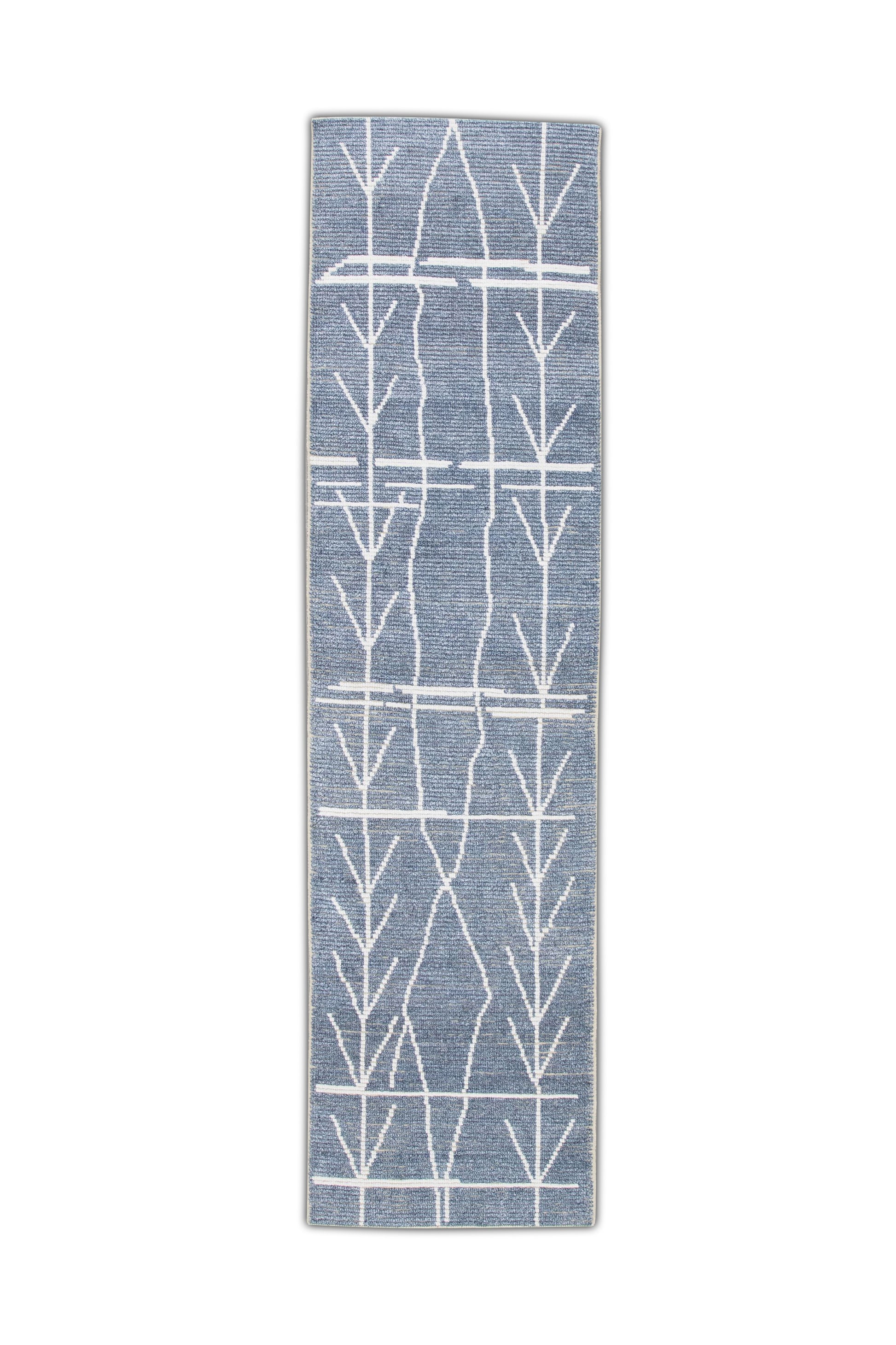 Turkish Tulu Rug Hand Knotted 2'9" x 10'6" #4746