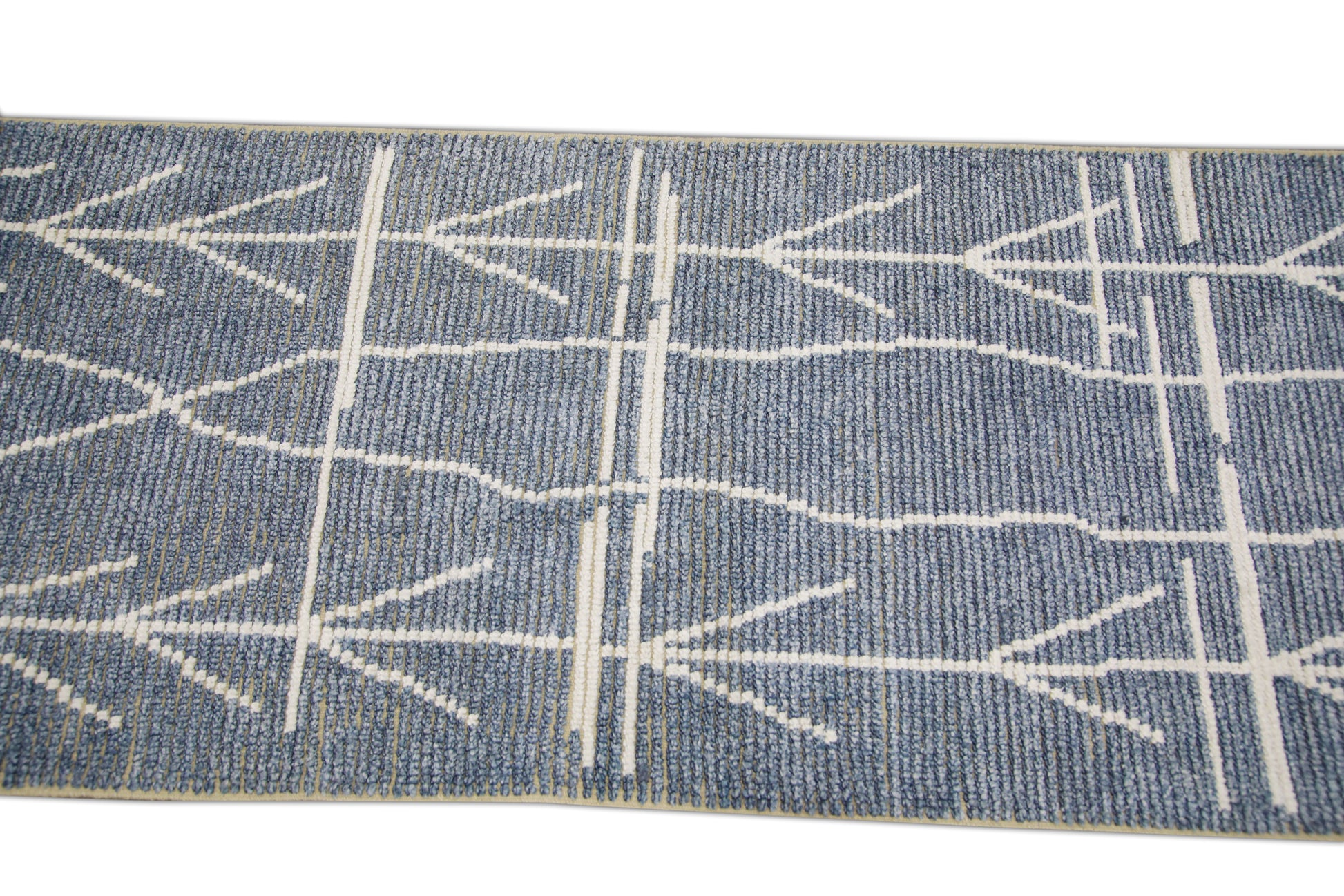 Turkish Tulu Rug Hand Knotted 2'9" x 10'6" #4746