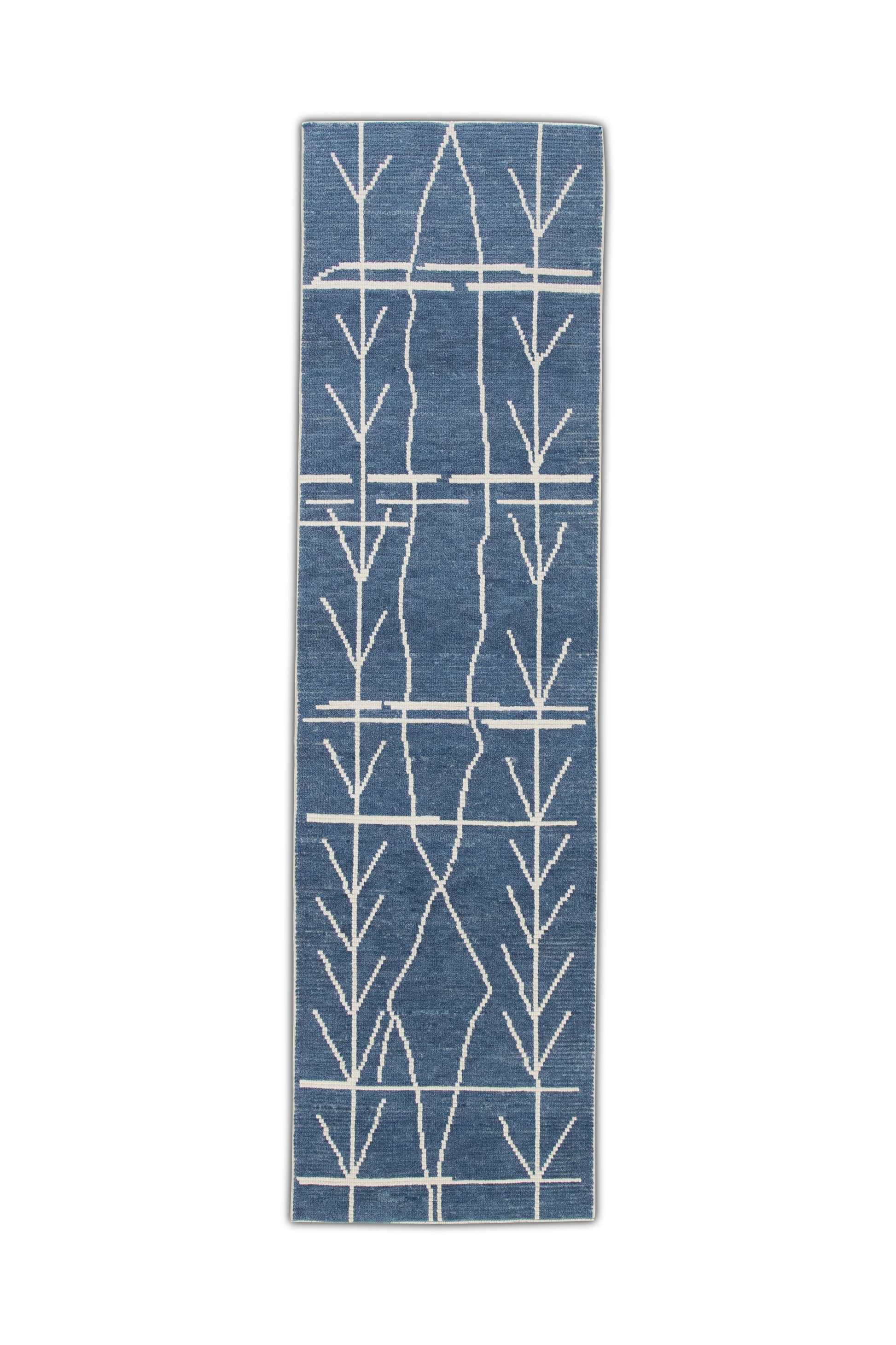 Turkish Tulu Rug Hand Knotted 2'10" x 10'4" #4744