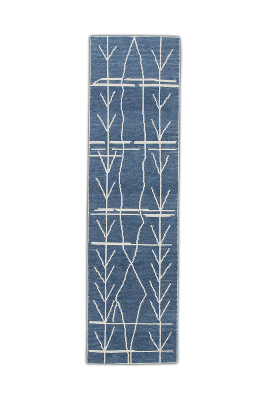 #4744 Hand Knotted Turkish Tulu Rug 2'10" x 10'4"