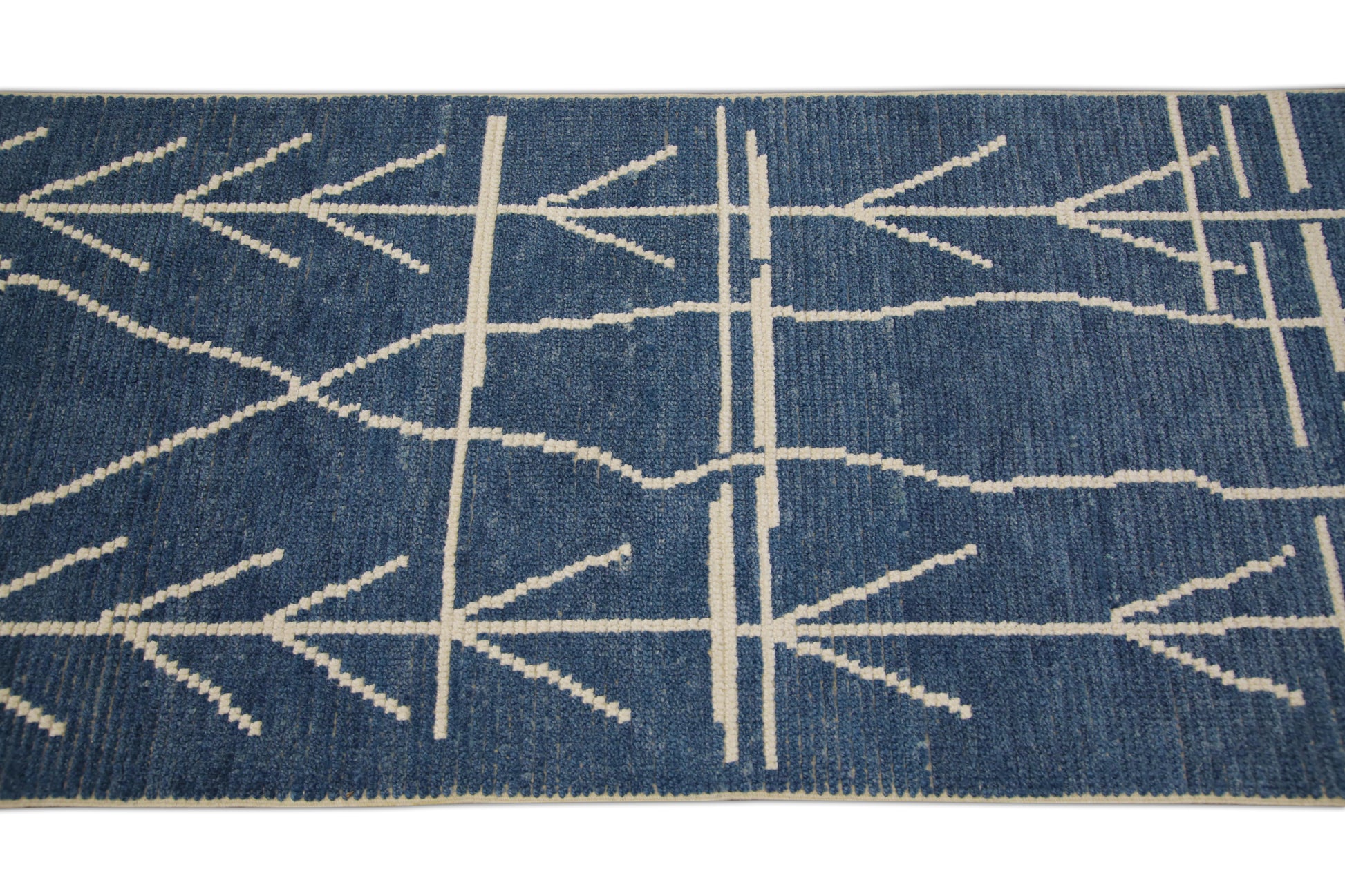 Turkish Tulu Rug Hand Knotted 2'10" x 10'4" #4744