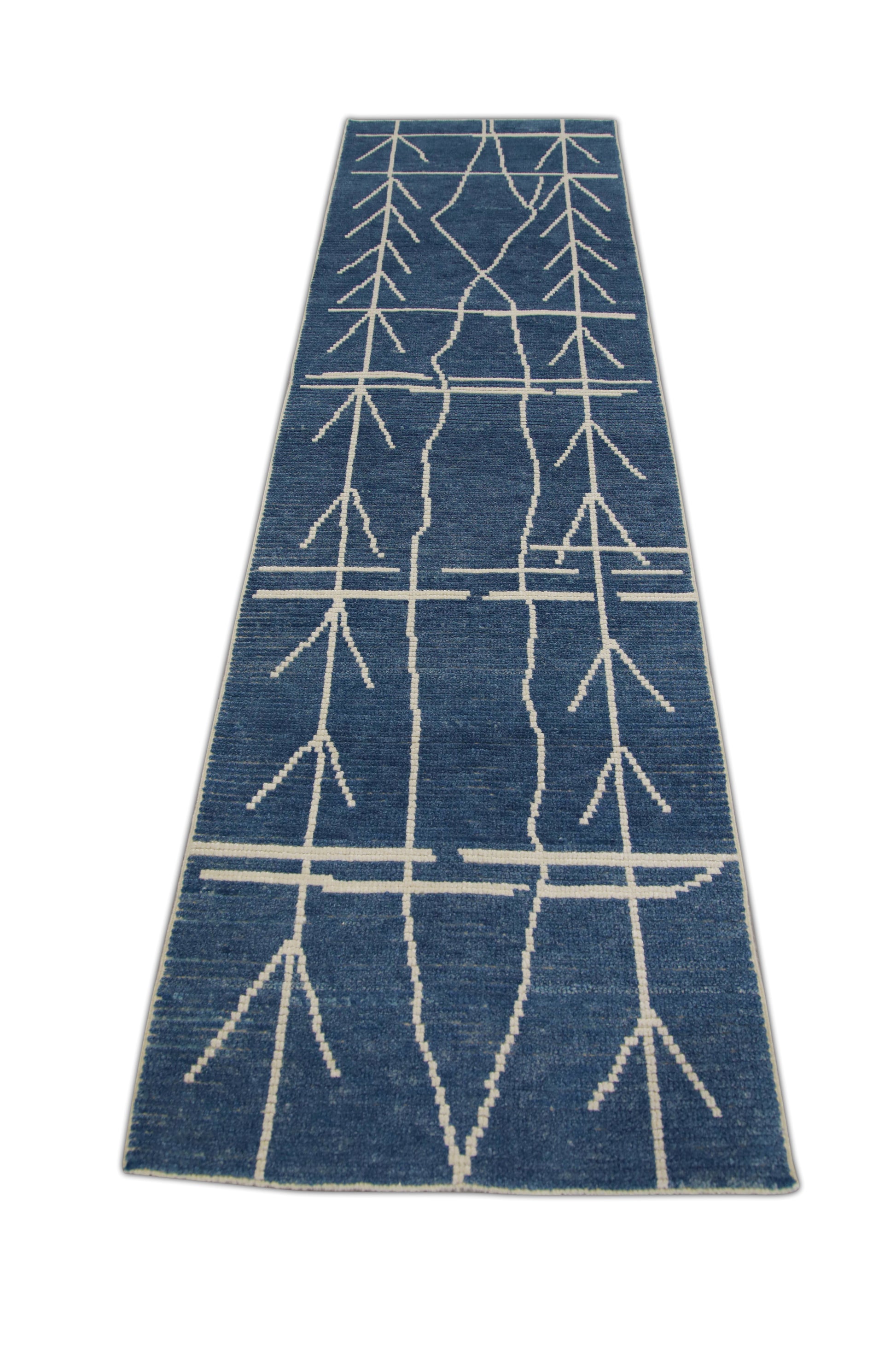 Turkish Tulu Rug Hand Knotted 2'10" x 10'4" #4744