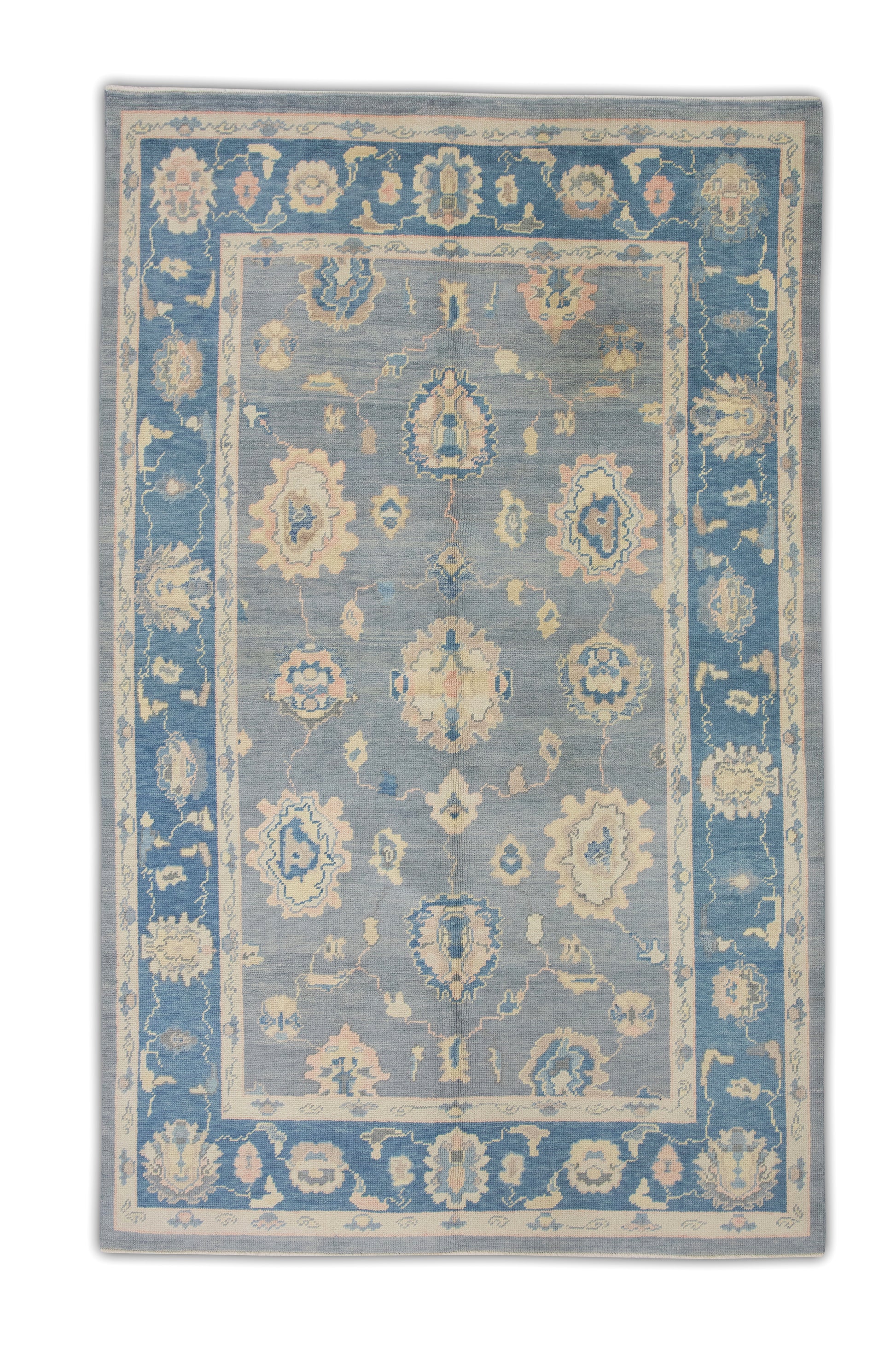 Turkish Oushak Rug 6'2" x 9'11" #2032