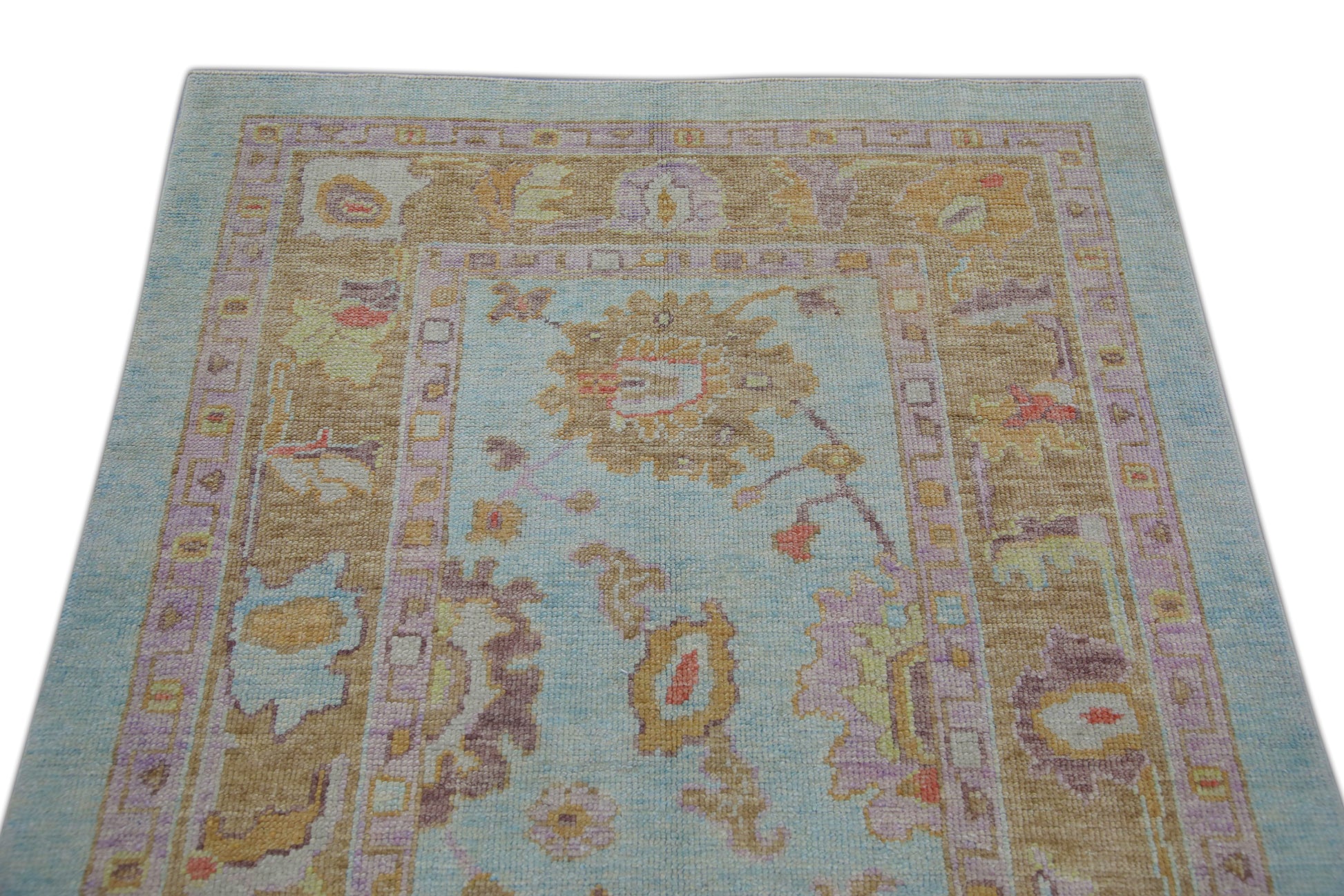 Turkish Oushak Rug 4'1" x 6' #4720