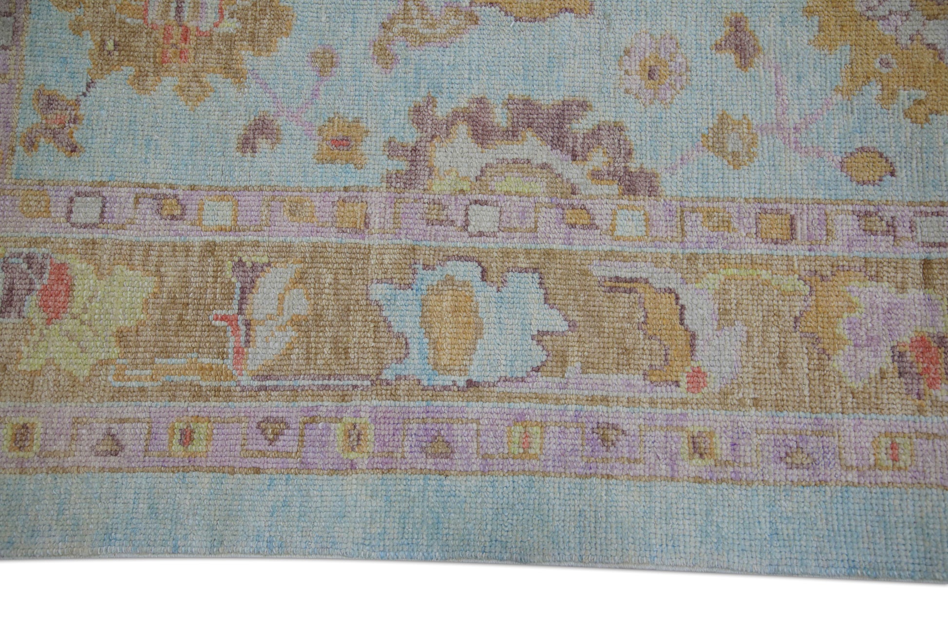 Turkish Oushak Rug 4'1" x 6' #4720