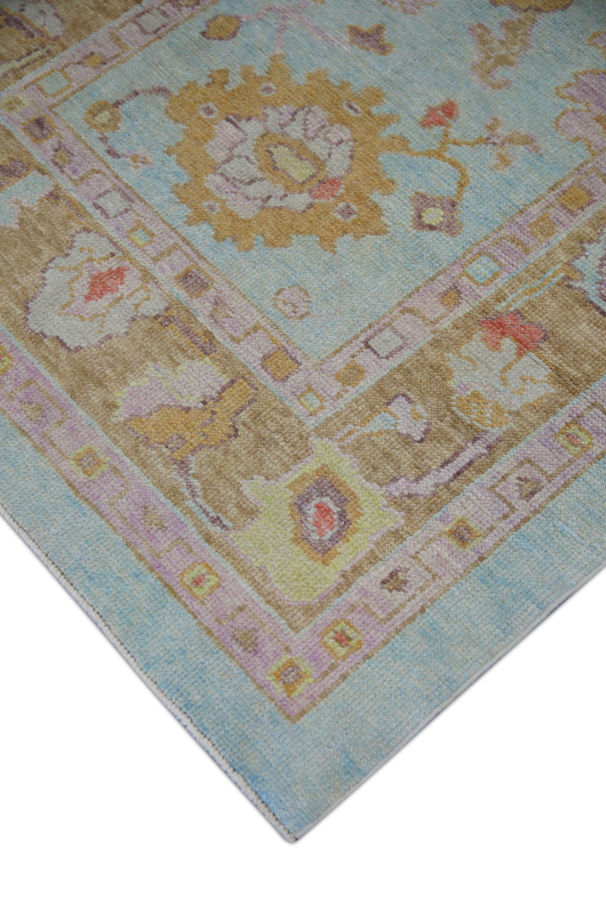 Turkish Oushak Rug 4'1" x 6' #4720