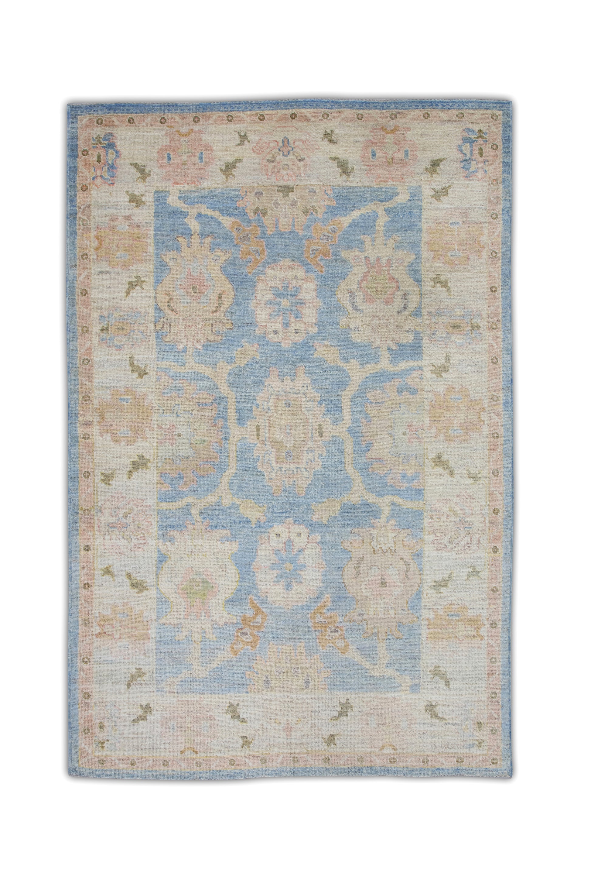 Turkish Oushak Rug 6'6" x 9'8" #6519