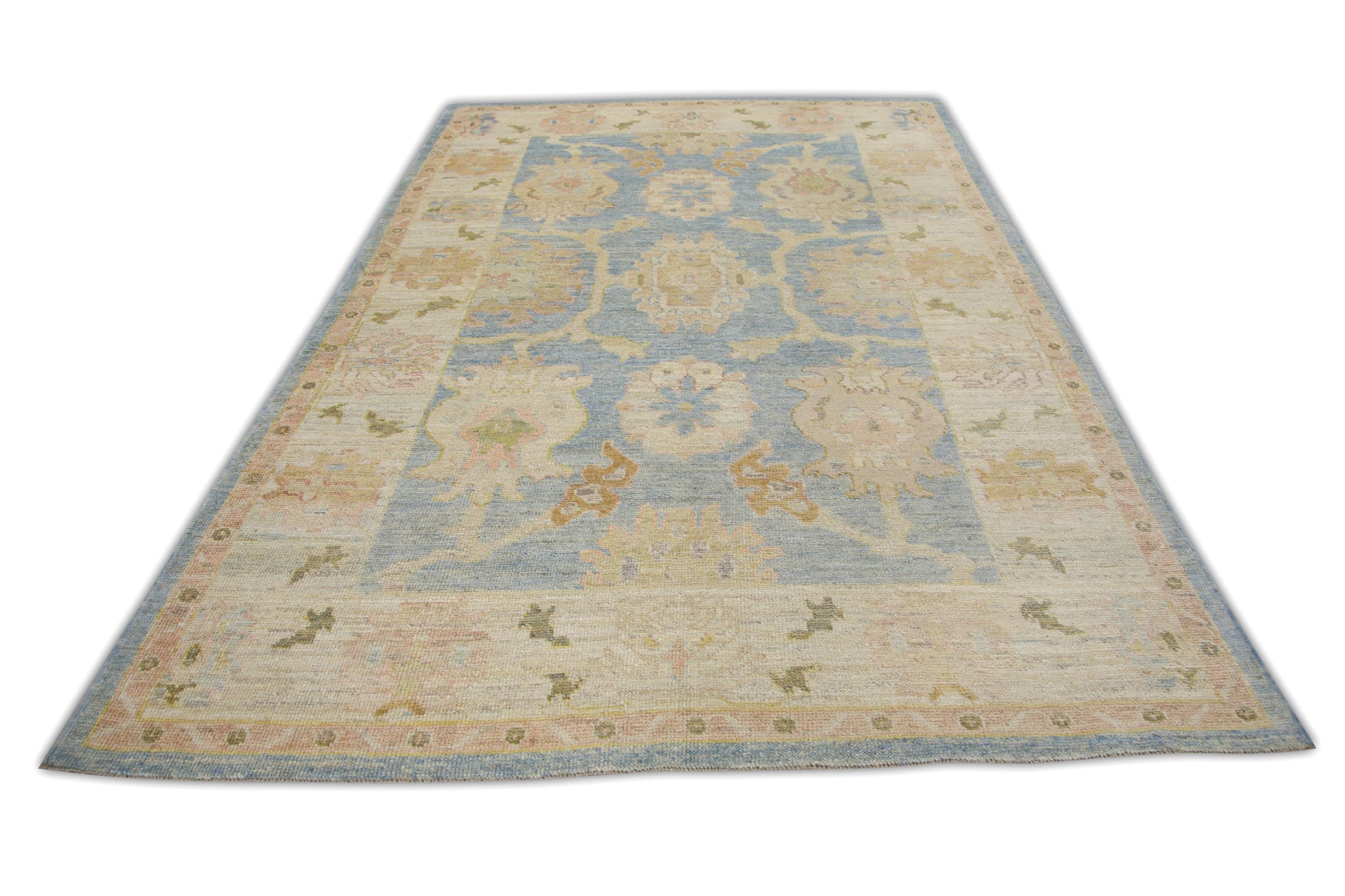 Turkish Oushak Rug 6'6" x 9'8" #6519