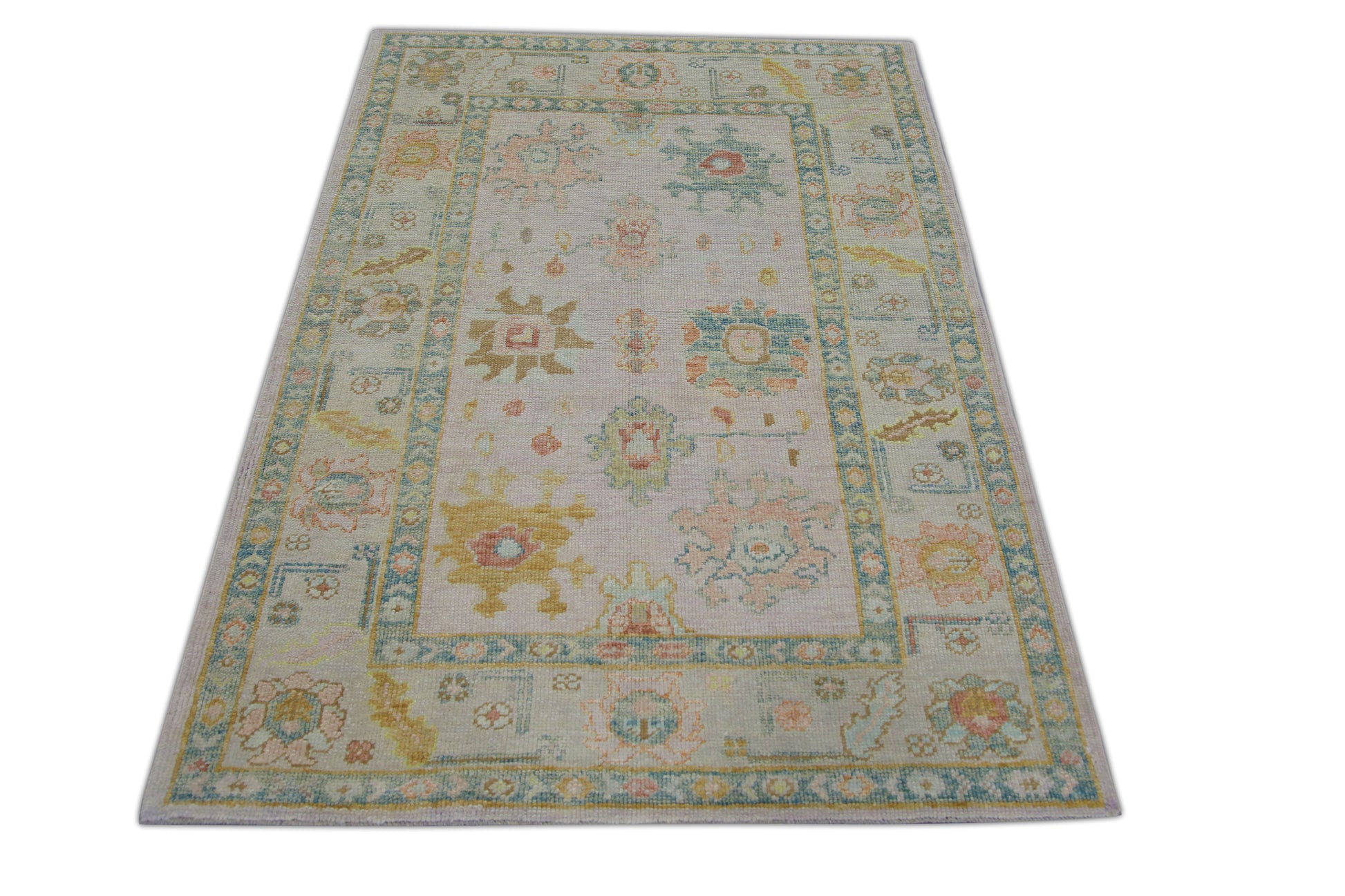 Turkish Oushak Rug 4' x 5'11" #4712