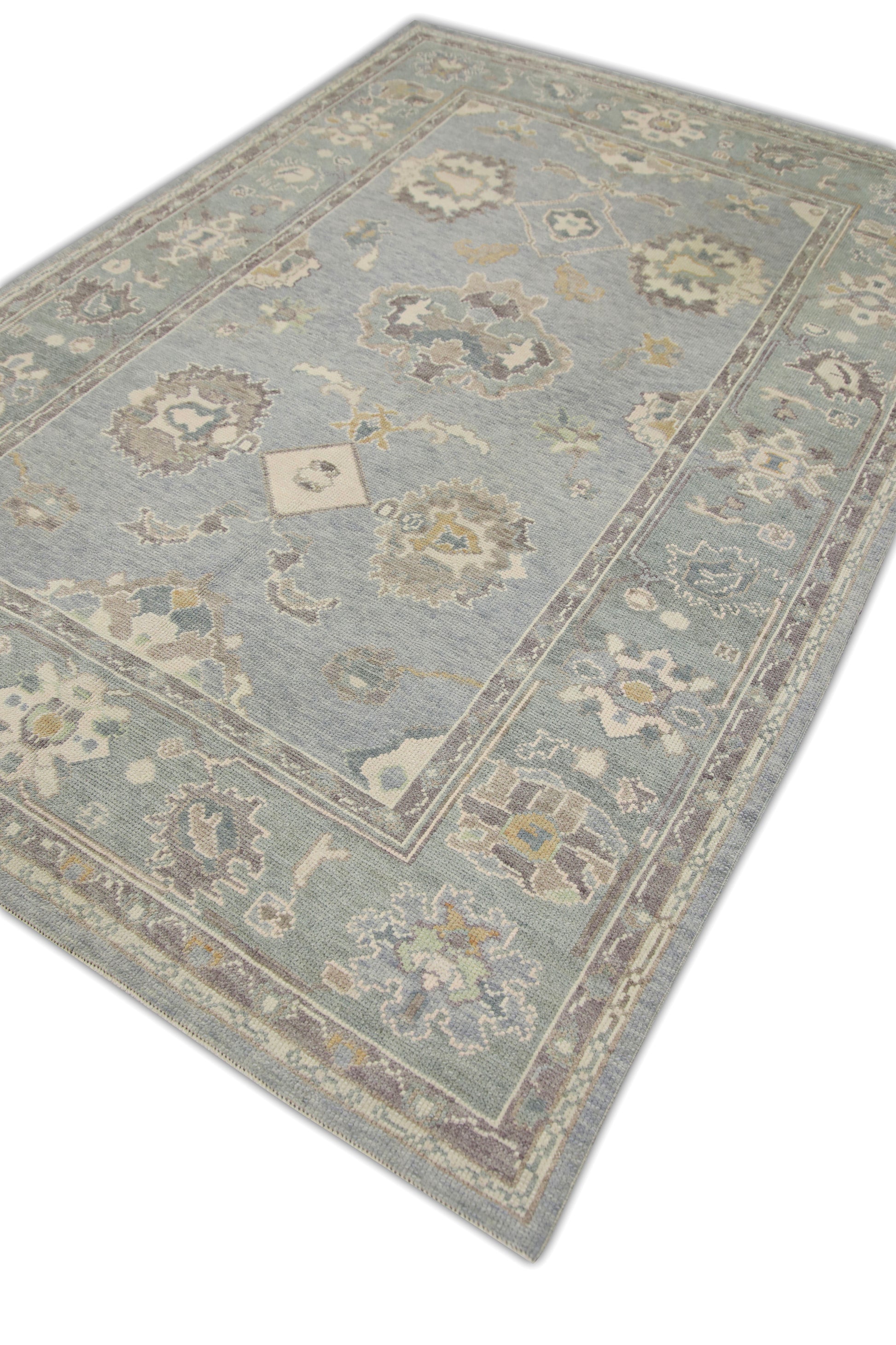 Turkish Oushak Rug 6'1" x 9' #7217