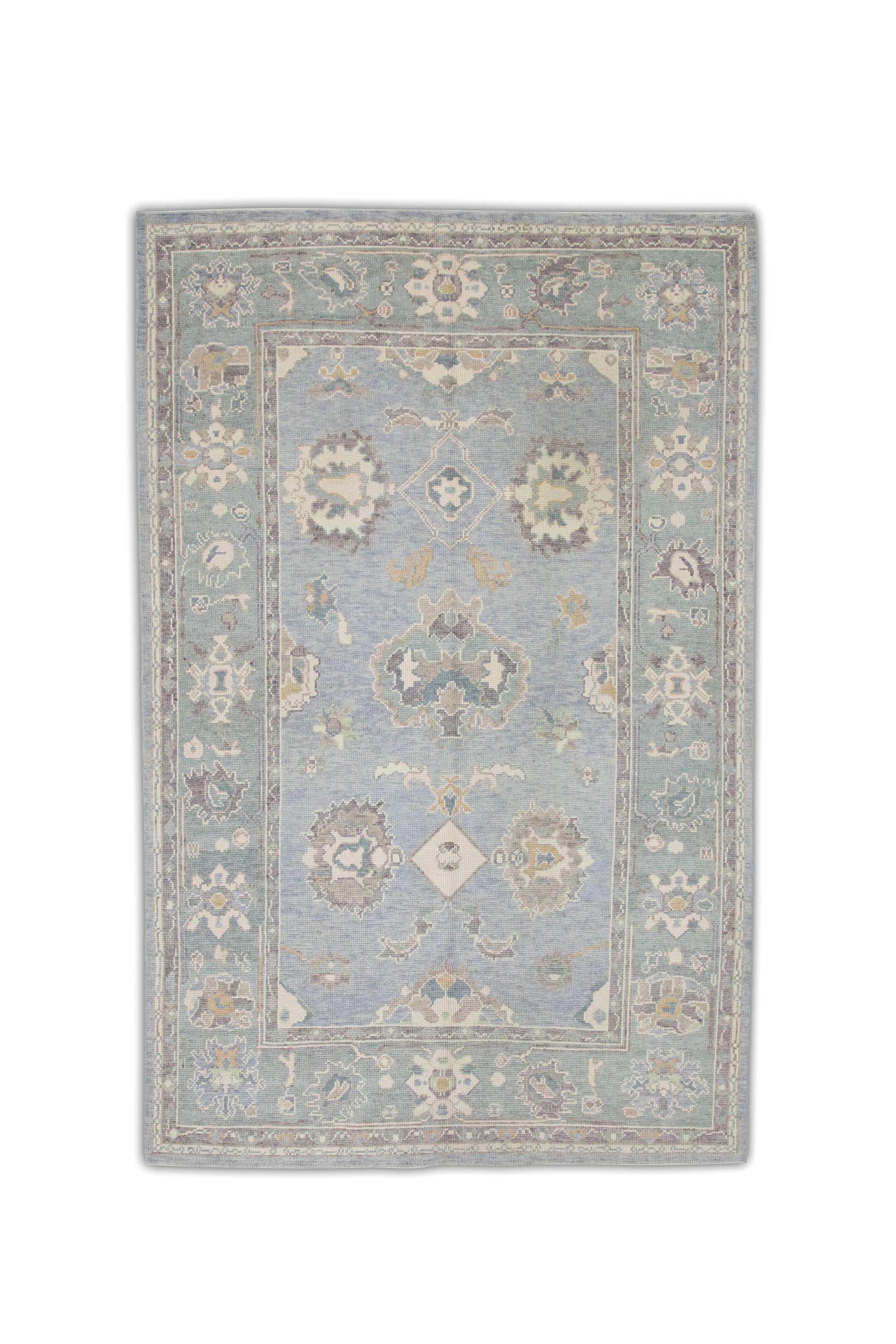 Turkish Oushak Rug 6'1" x 9' #7217