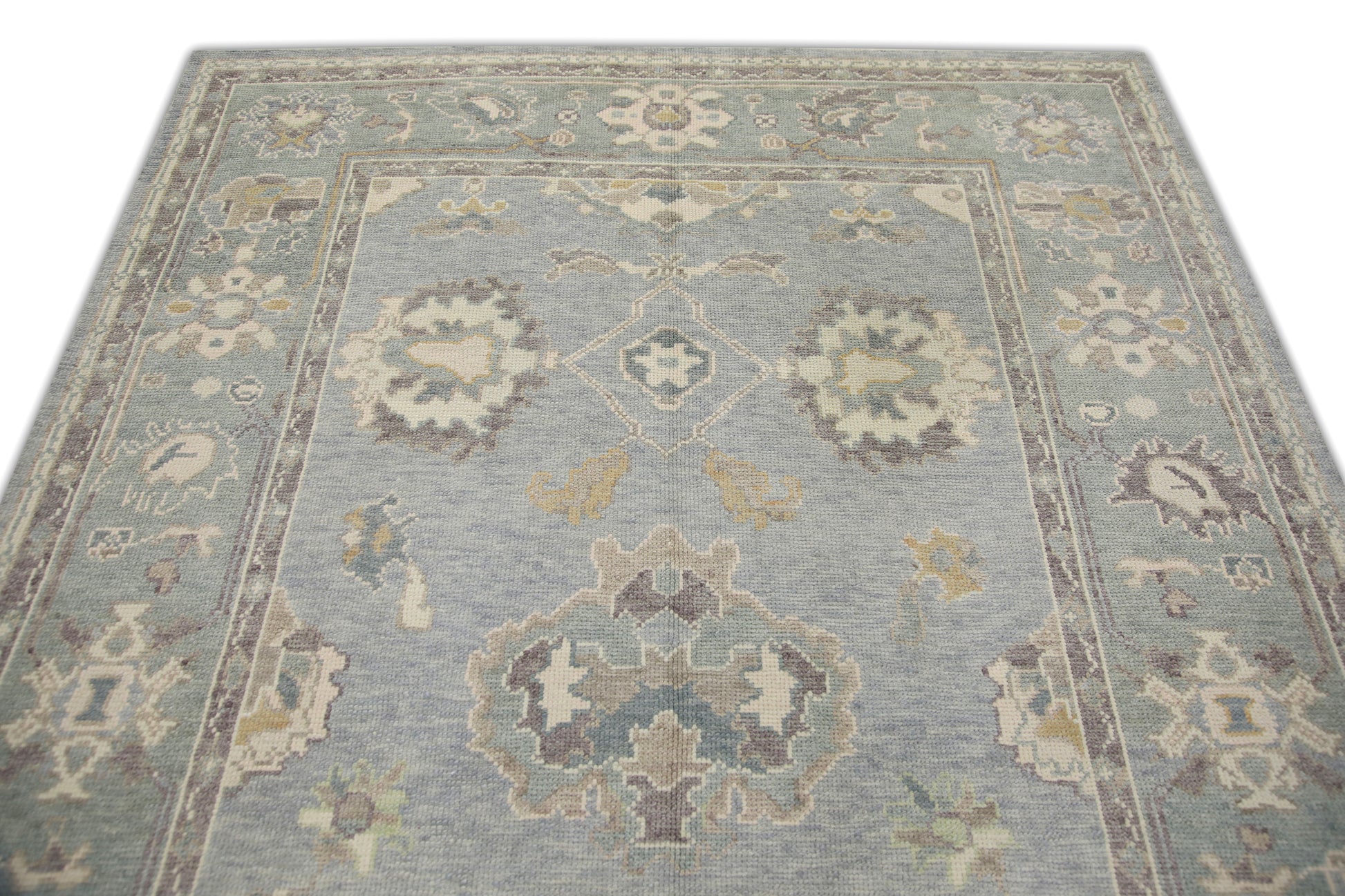 Turkish Oushak Rug 6'1" x 9' #7217