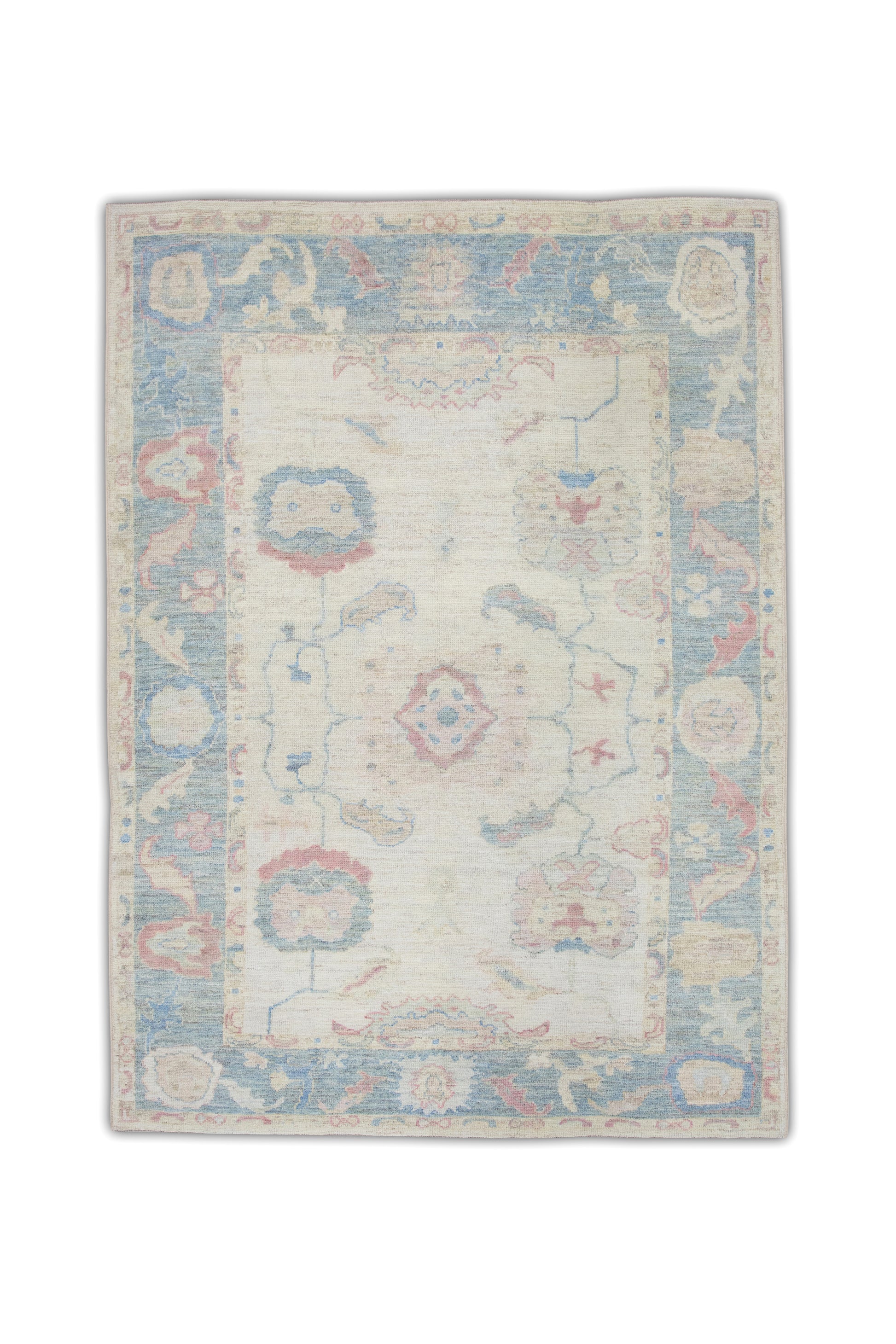 Turkish Oushak Rug 6'5" x 8'7" #7003