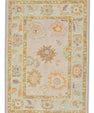 Turkish Oushak Rug 4'2" x 5'7" #4708