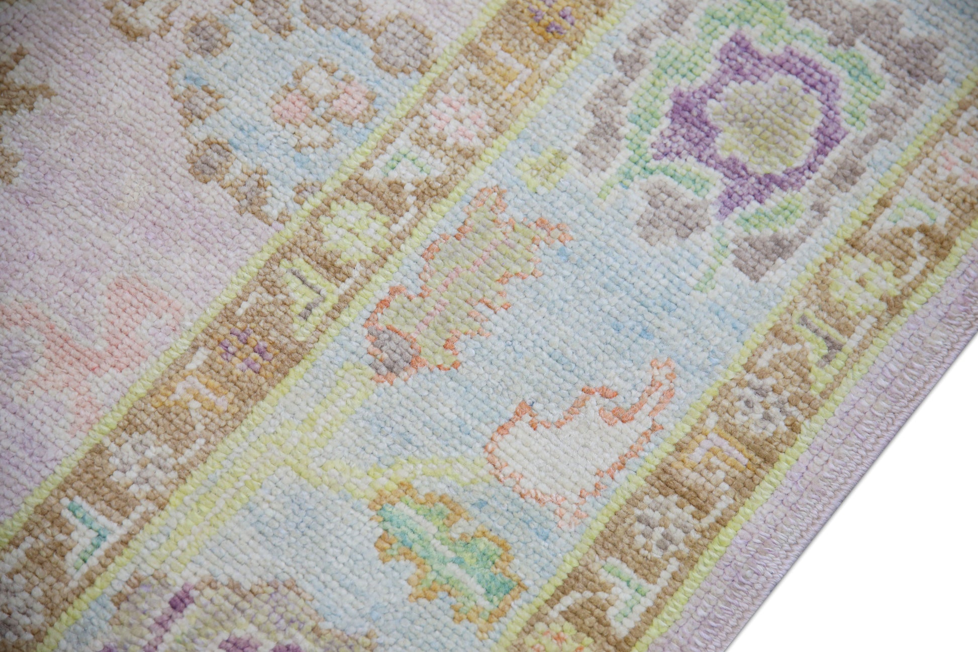 Turkish Oushak Rug 4'2" x 5'7" #4708