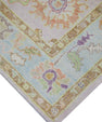 Turkish Oushak Rug 4'2" x 5'7" #4708