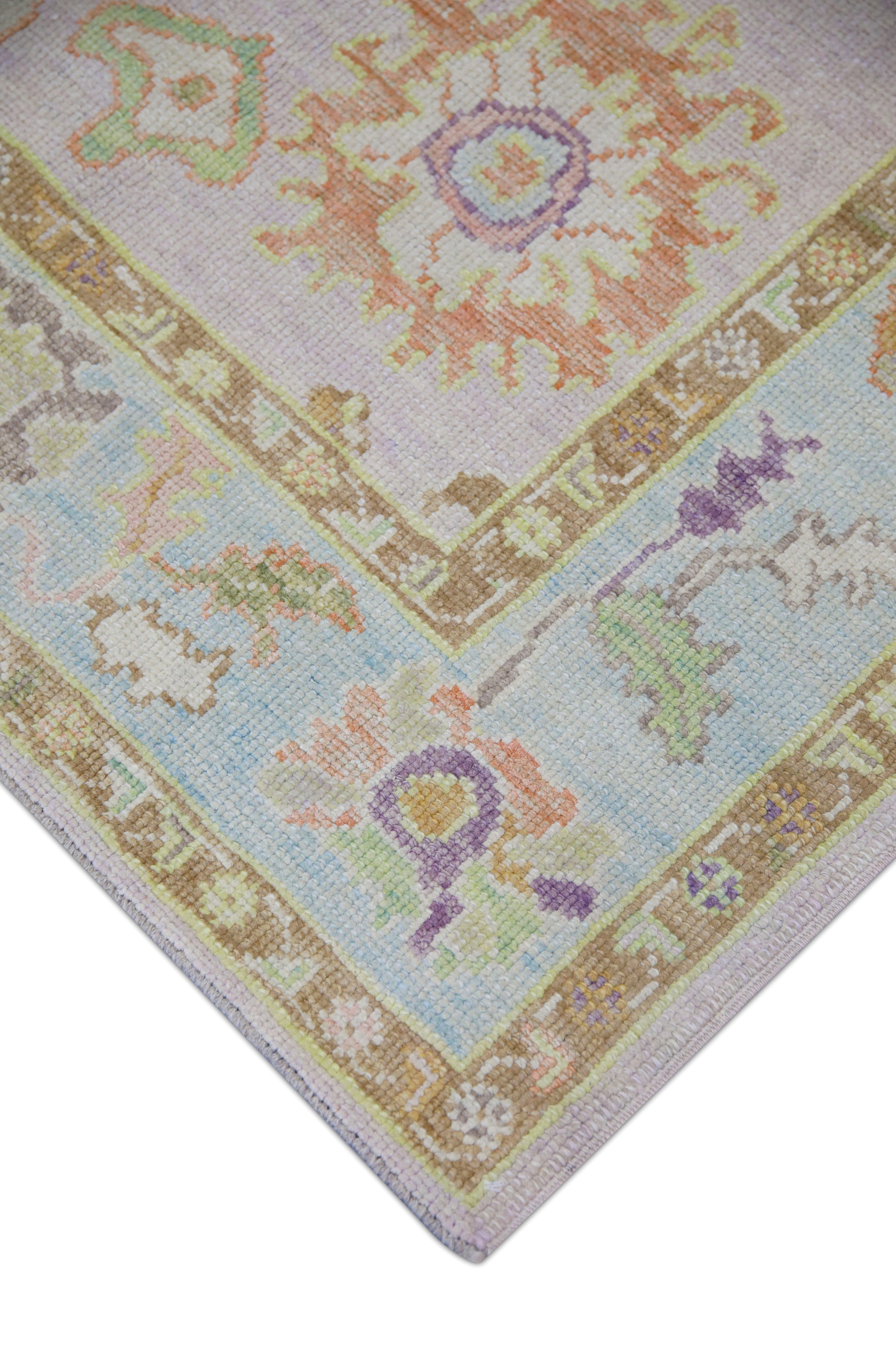 Turkish Oushak Rug 4'2" x 5'7" #4708