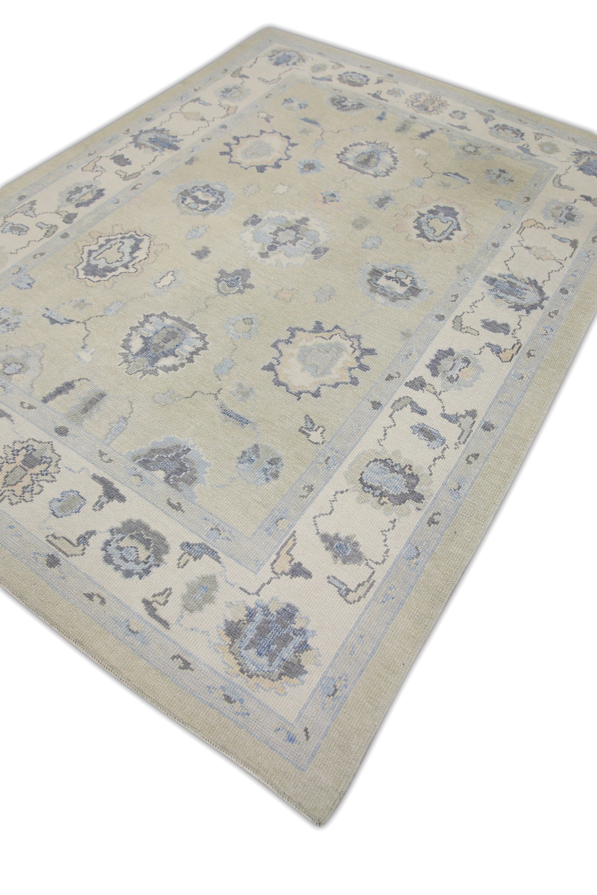Turkish Oushak Rug 6'3" x 8'7" #7024
