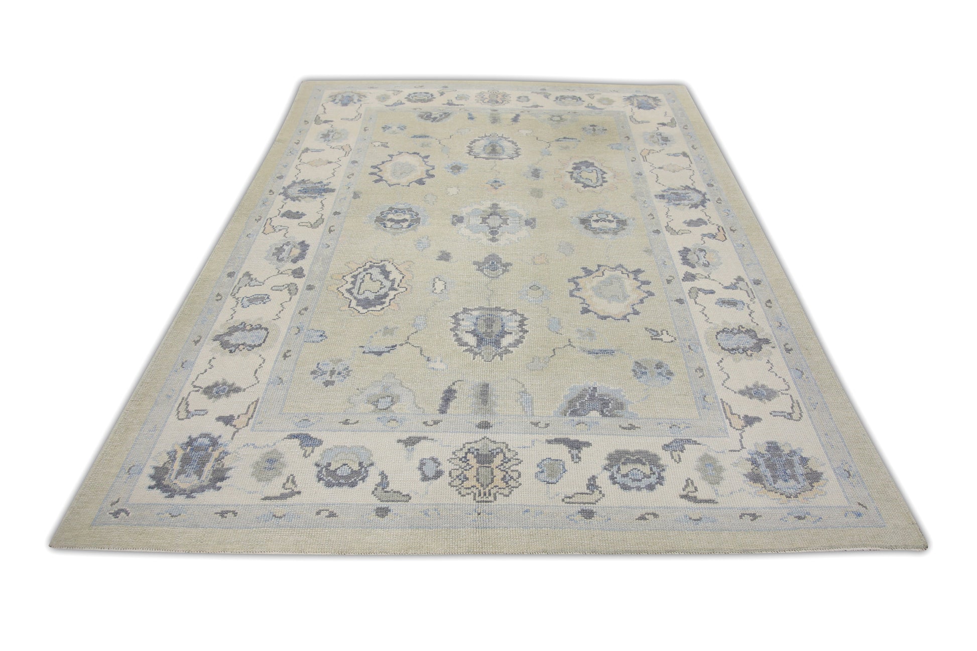 Turkish Oushak Rug 6'3" x 8'7" #7024
