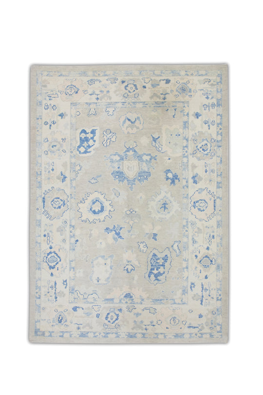 #7082 Turkish Oushak 6'1" x 8'9"