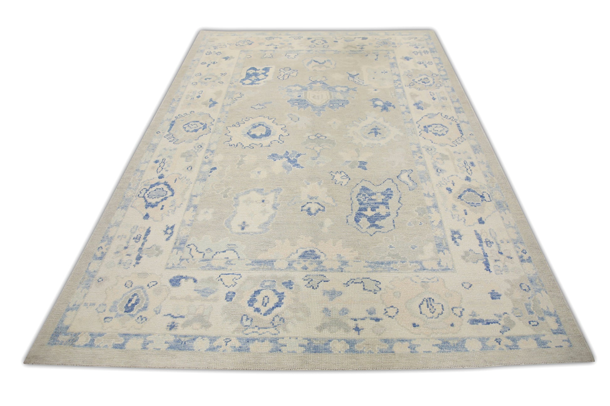 Turkish Oushak Rug 6'1" x 8'9" #7082