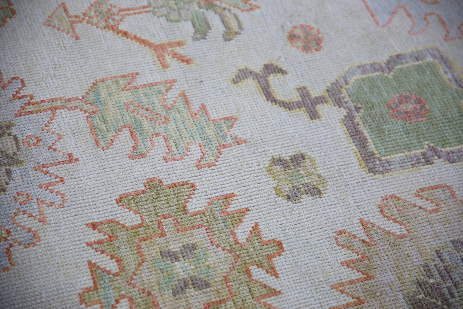 Turkish Oushak Rug 8'2" x 11' #5052