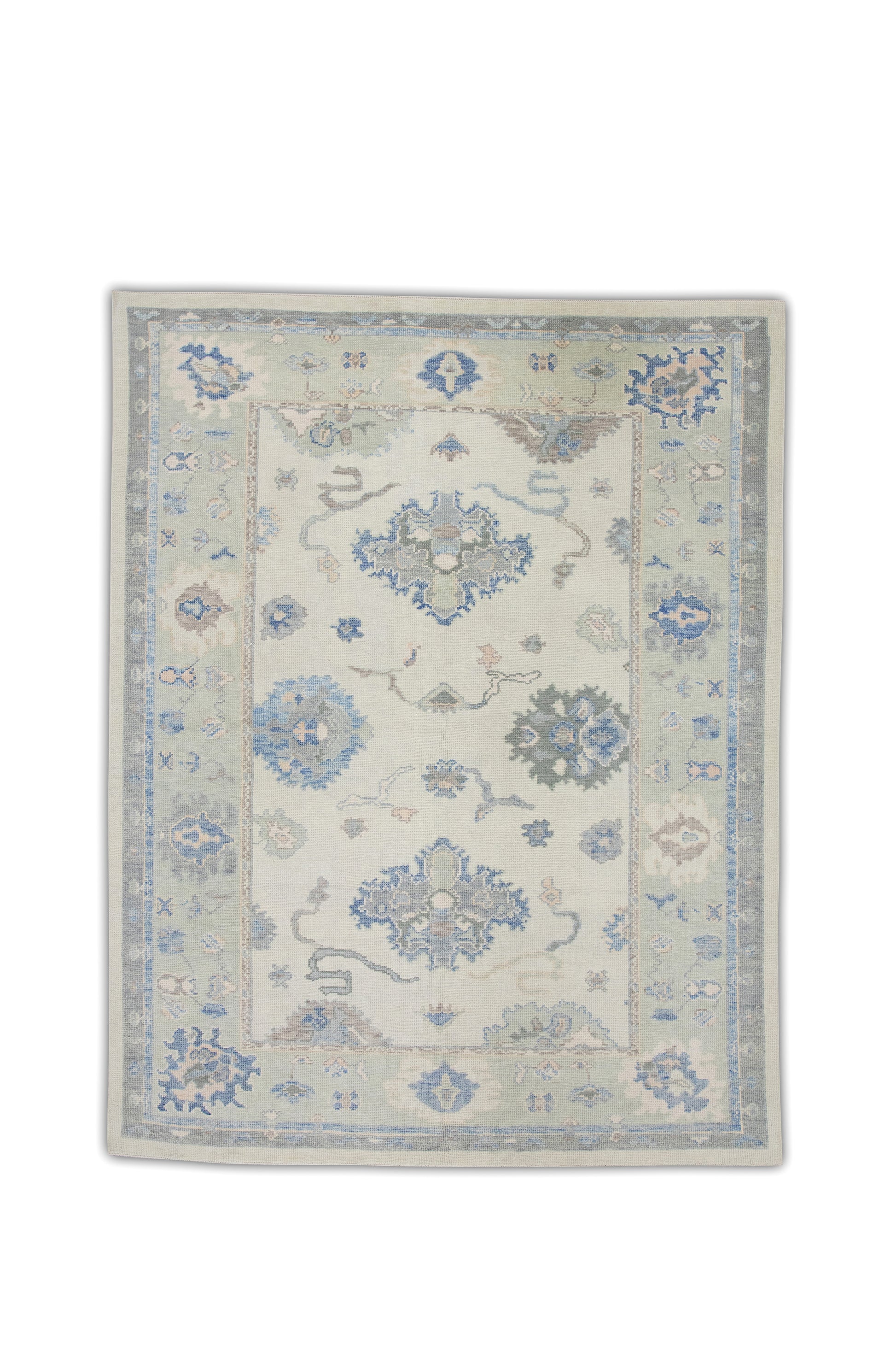 Turkish Oushak Rug 6'1" x 7'11" #6993