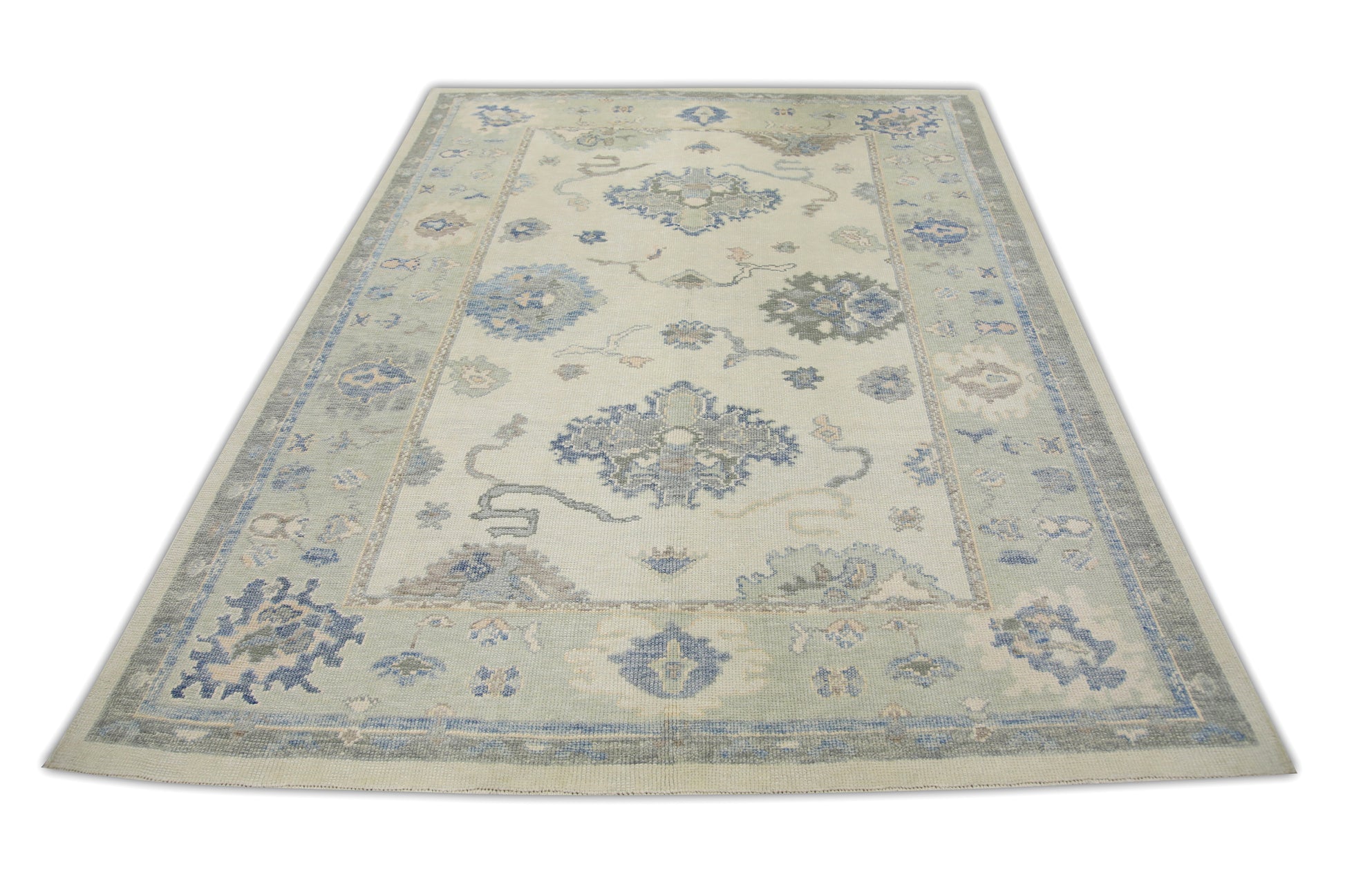 Turkish Oushak Rug 6'1" x 7'11" #6993