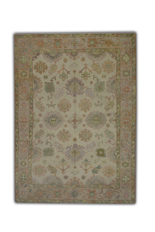 #5052 Turkish Oushak 8'2" x 11'