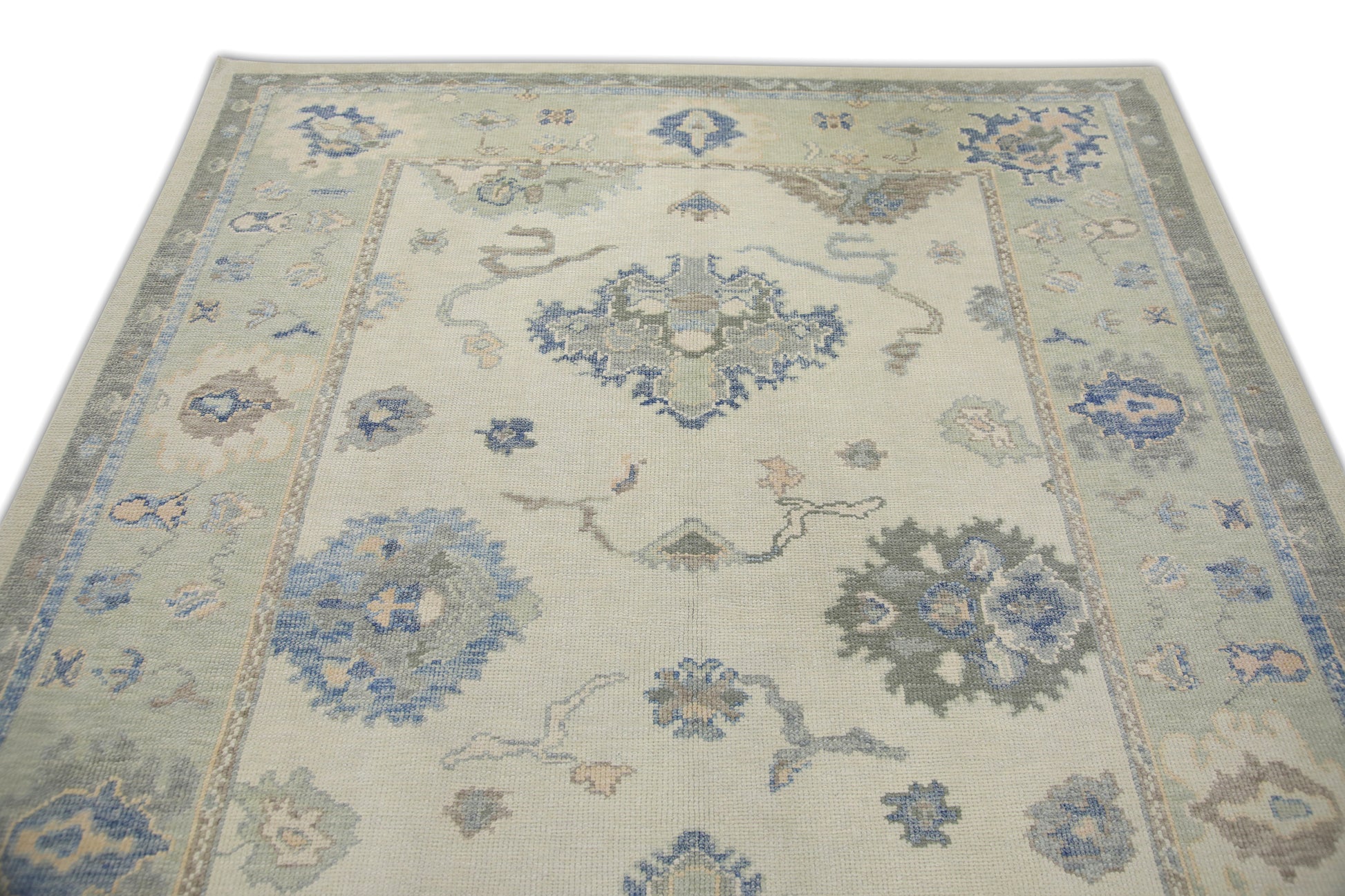 Turkish Oushak Rug 6'1" x 7'11" #6993