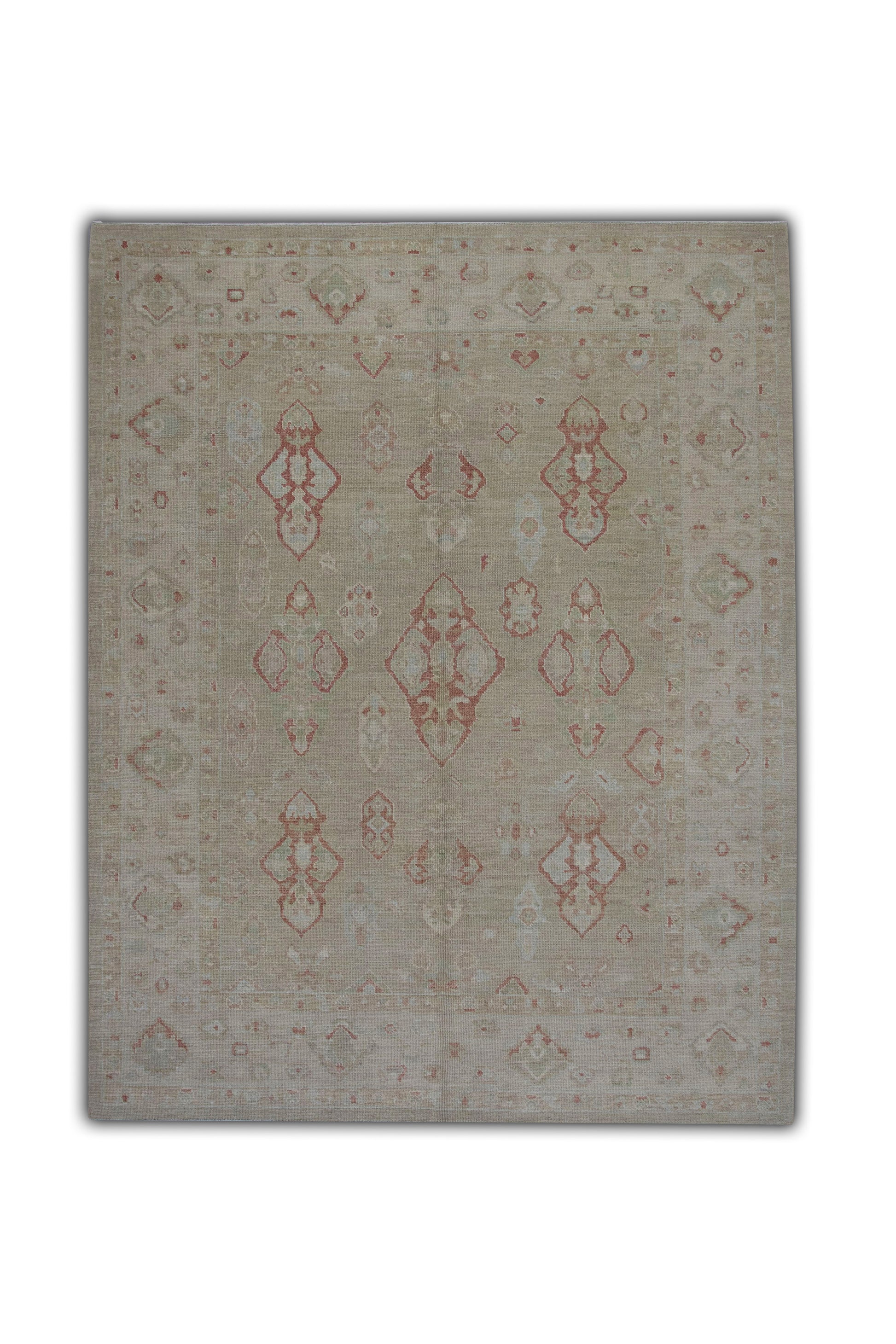 Turkish Oushak Rug 7'11" x 10'1" #5155