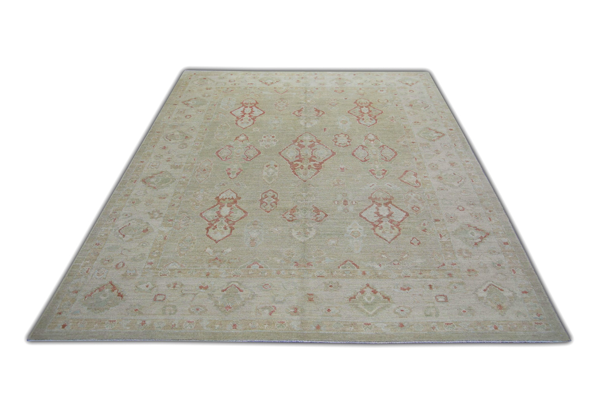 Turkish Oushak Rug 7'11" x 10'1" #5155