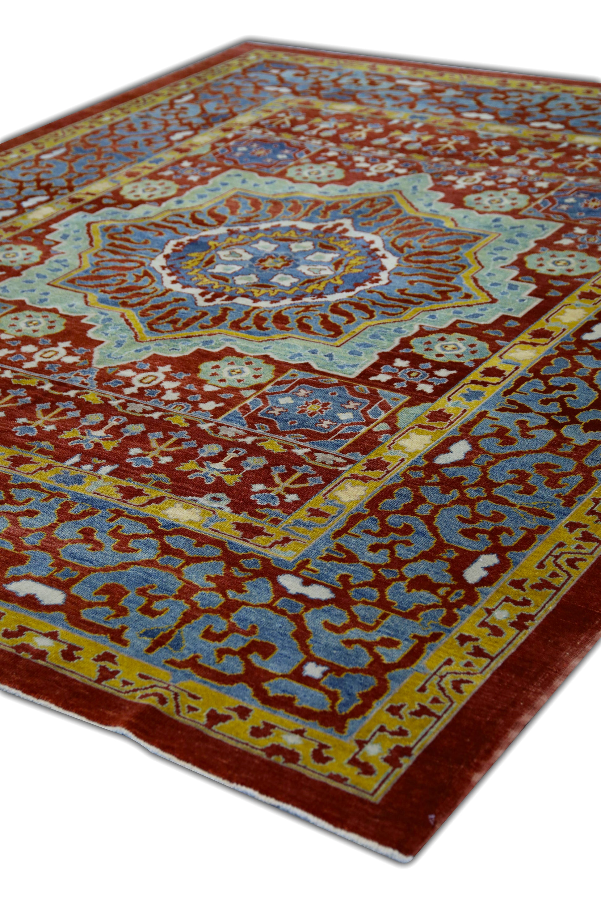 Turkish Antique Look Oushak Rug 8'3" x 9'11"  #5574