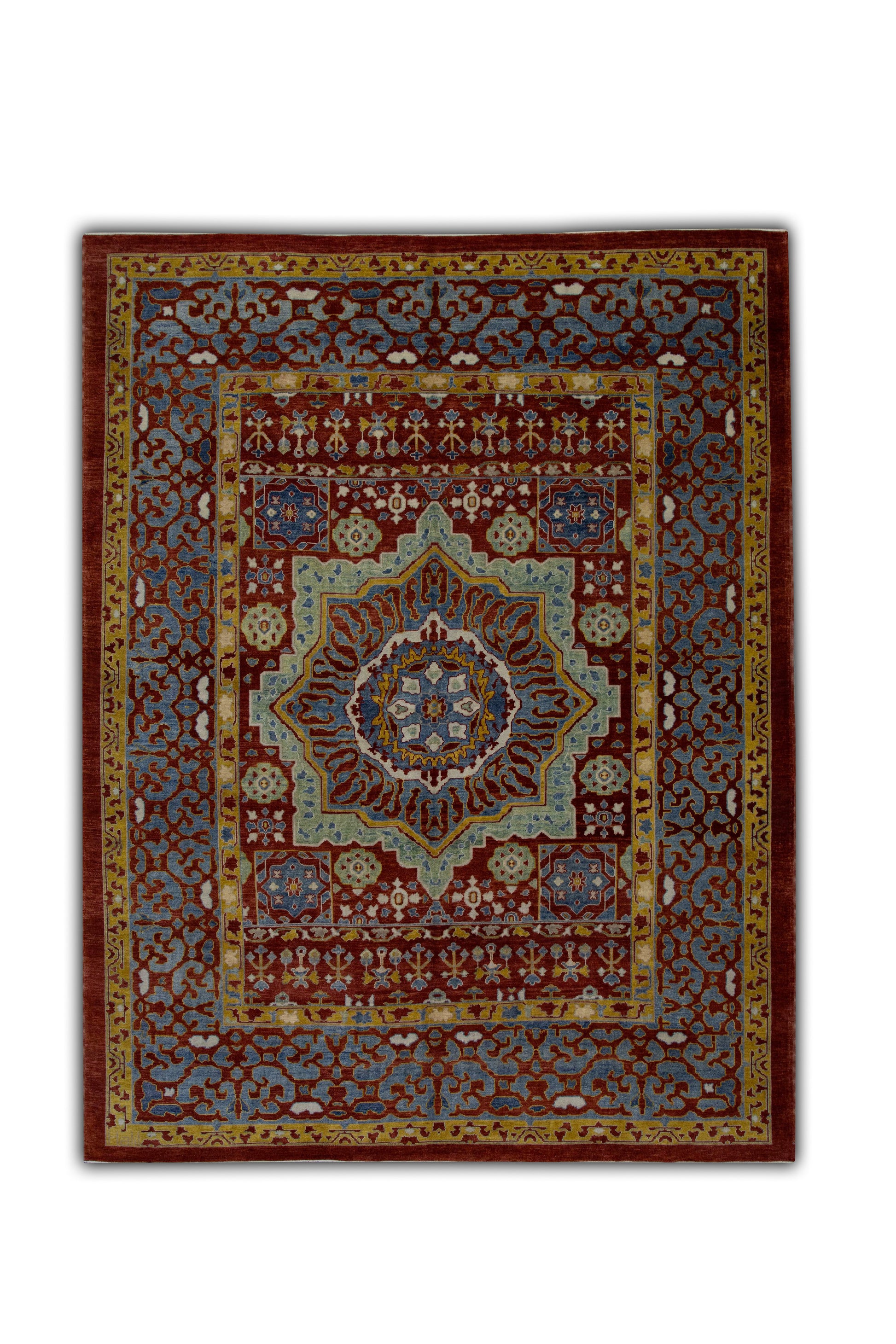 Turkish Antique Look Oushak Rug 8'3" x 9'11"  #5574