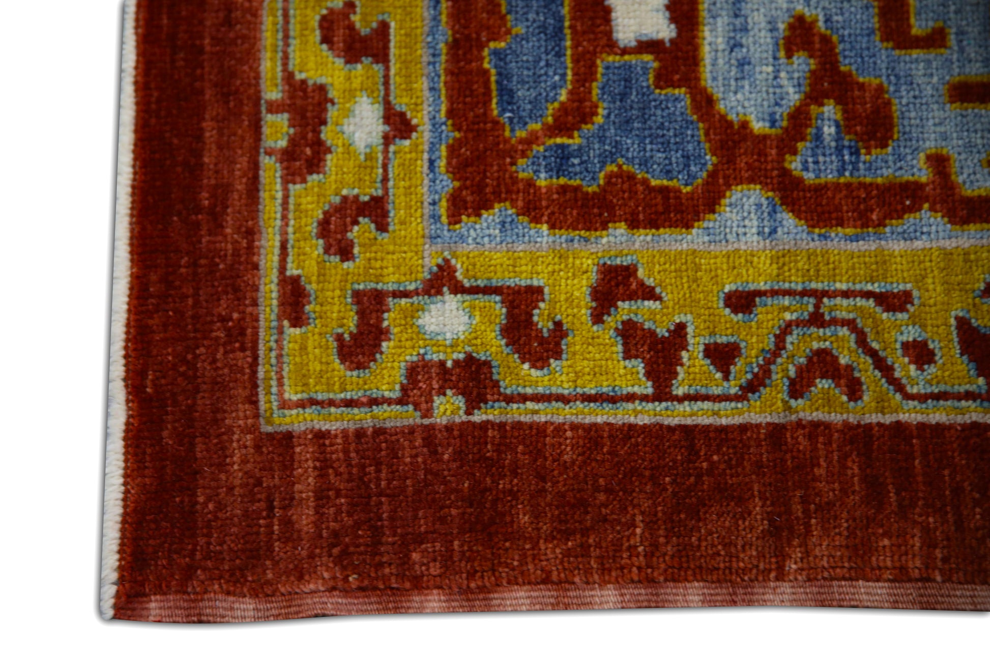 Turkish Antique Look Oushak Rug 8'3" x 9'11"  #5574