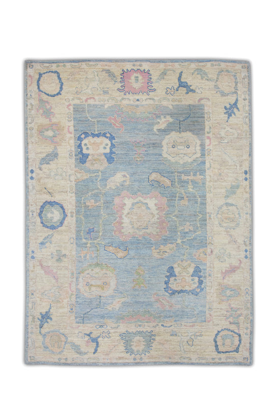 #7001 Turkish Oushak 6'7" x 9'3"