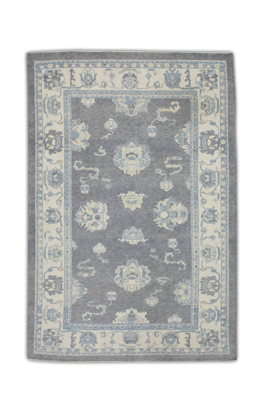 #7063 Turkish Oushak 6'3" x 9'