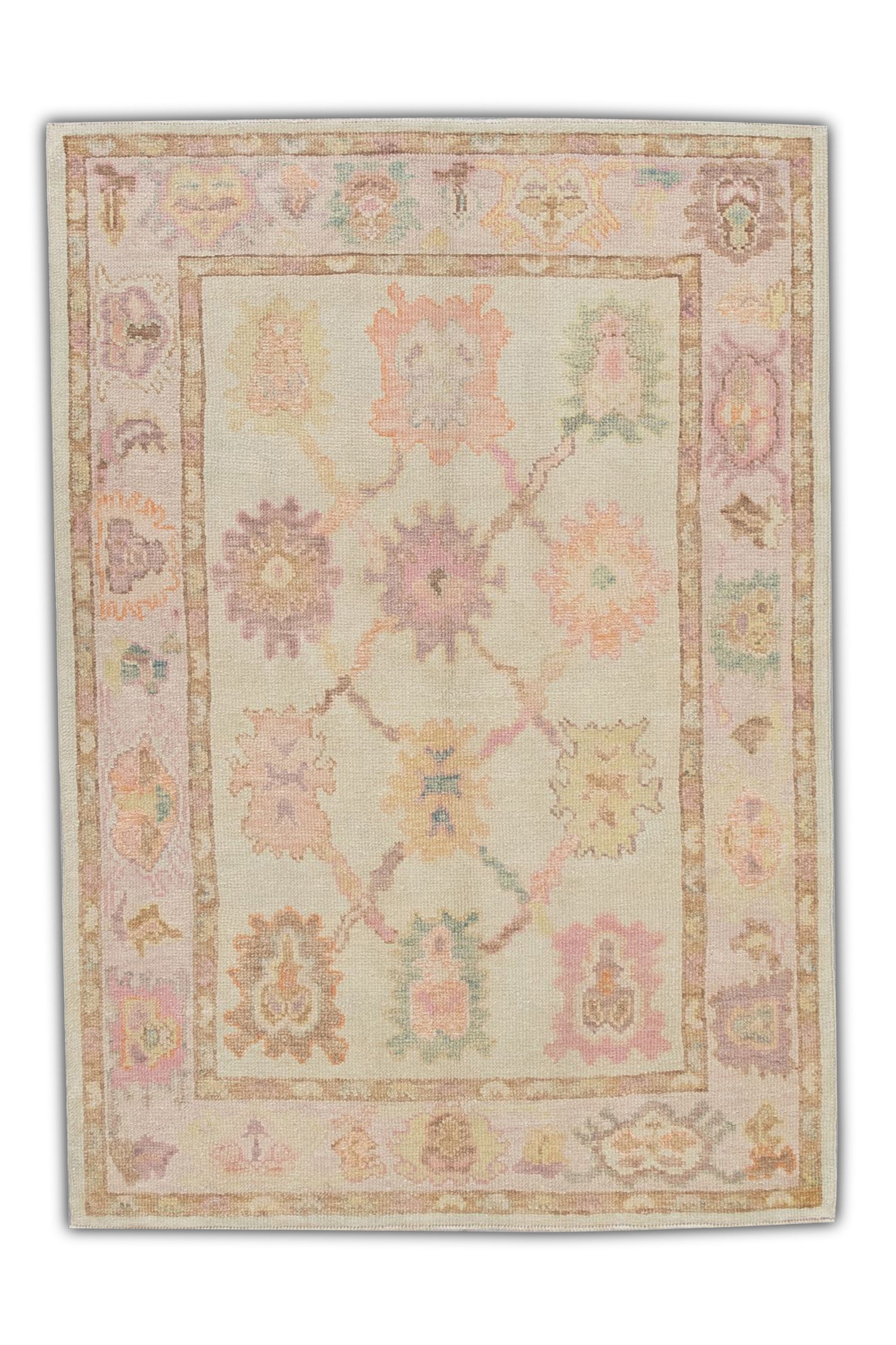 Turkish Oushak Rug 4' x 5'10" #4717