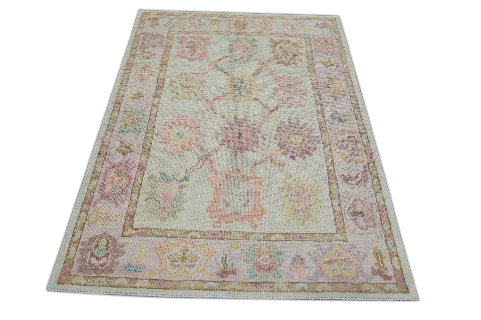 Turkish Oushak Rug 4' x 5'10" #4717